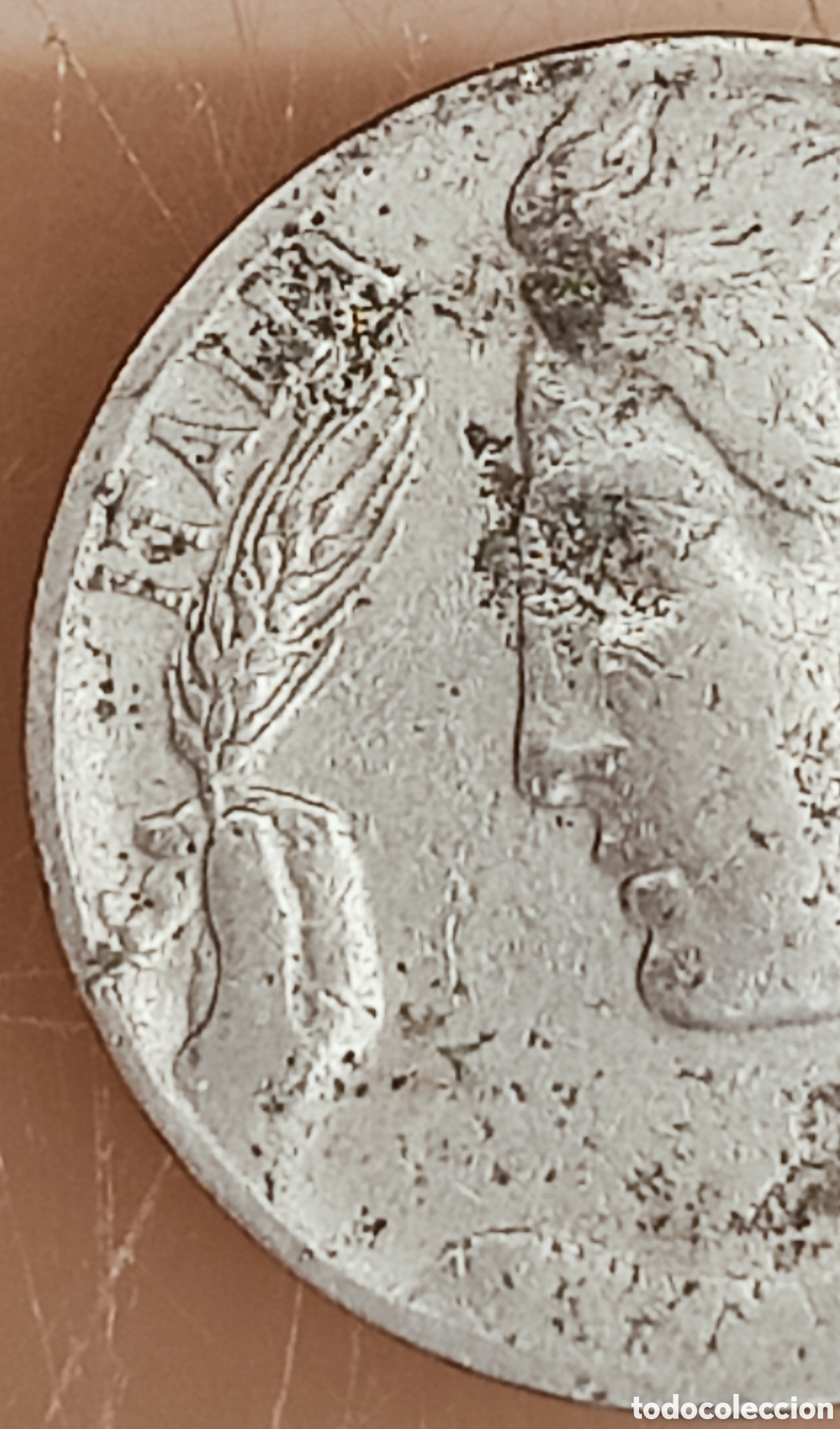 Monedas con errores: Moneda Italia (1908) Error M&uacute;ltiple - Foto 4
