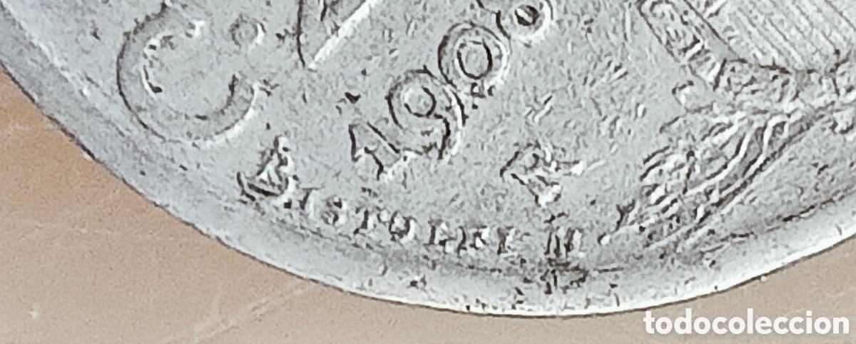 Monedas con errores: Moneda Italia (1908) Error M&uacute;ltiple - Foto 7