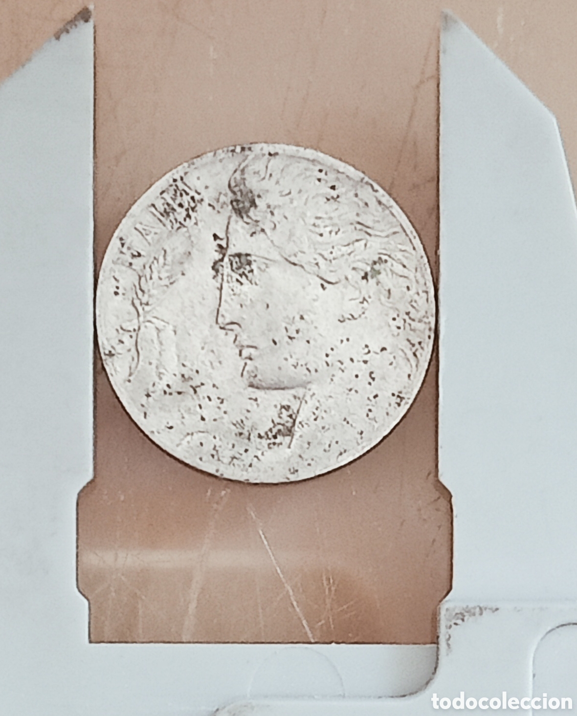 Monedas con errores: Moneda Italia (1908) Error M&uacute;ltiple - Foto 12