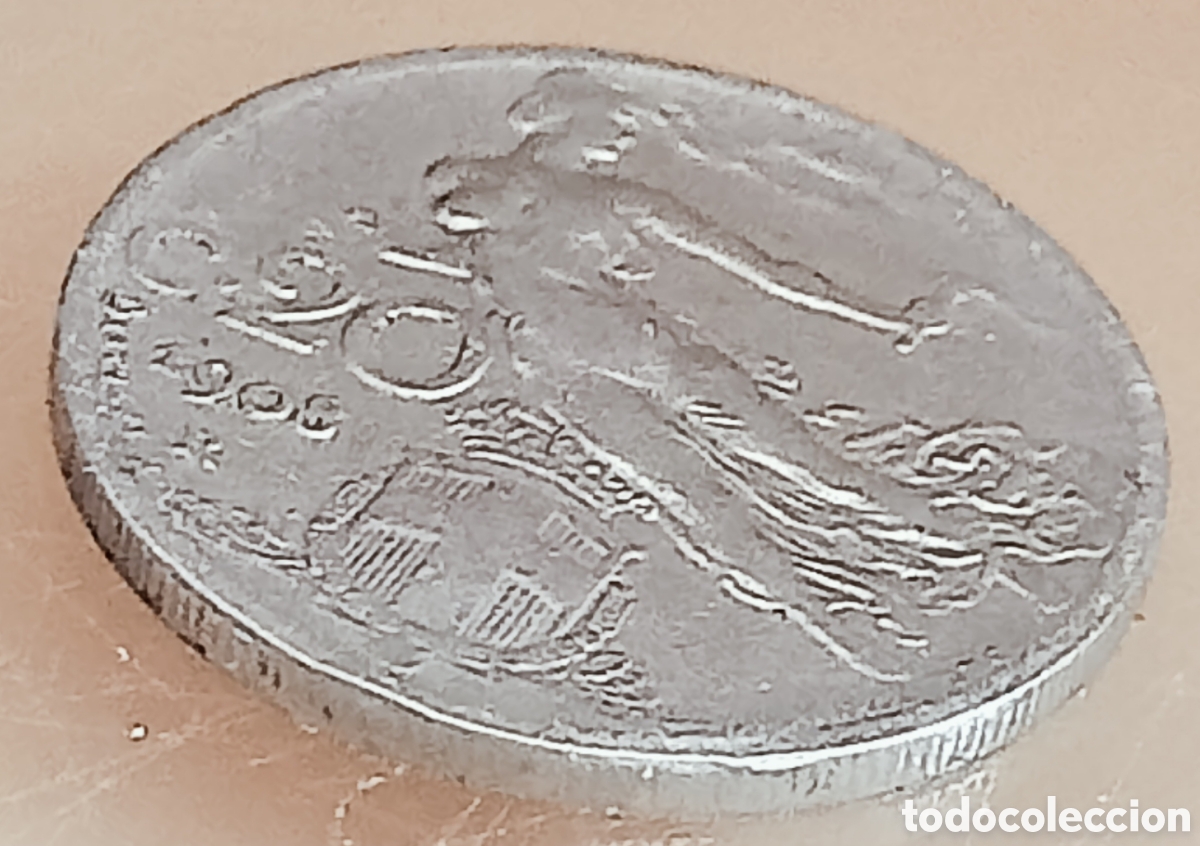 Monedas con errores: Moneda Italia (1908) Error M&uacute;ltiple - Foto 30