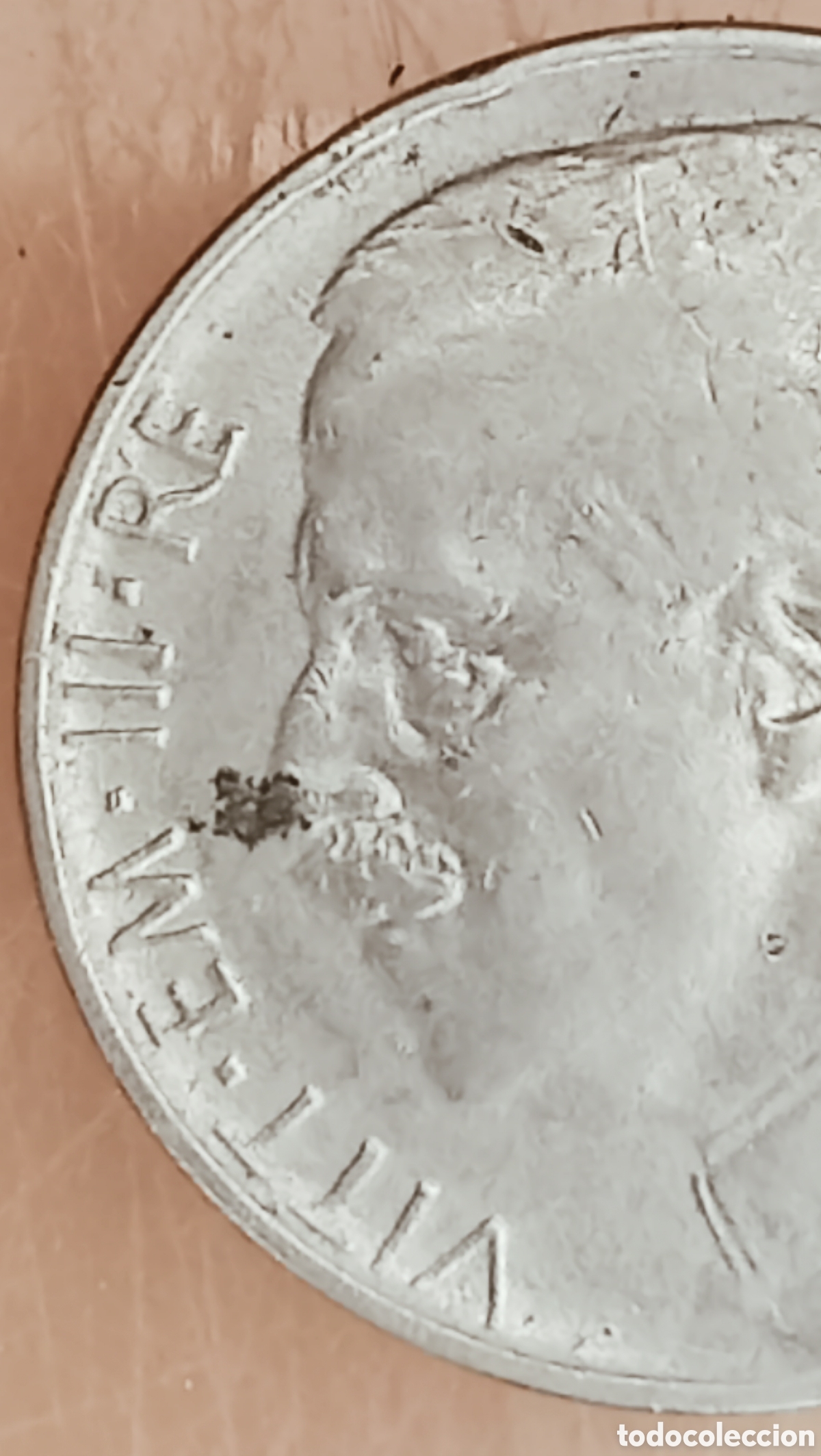 Monedas con errores: Moneda Italia (1921) Error Mec&aacute;nico - Foto 4
