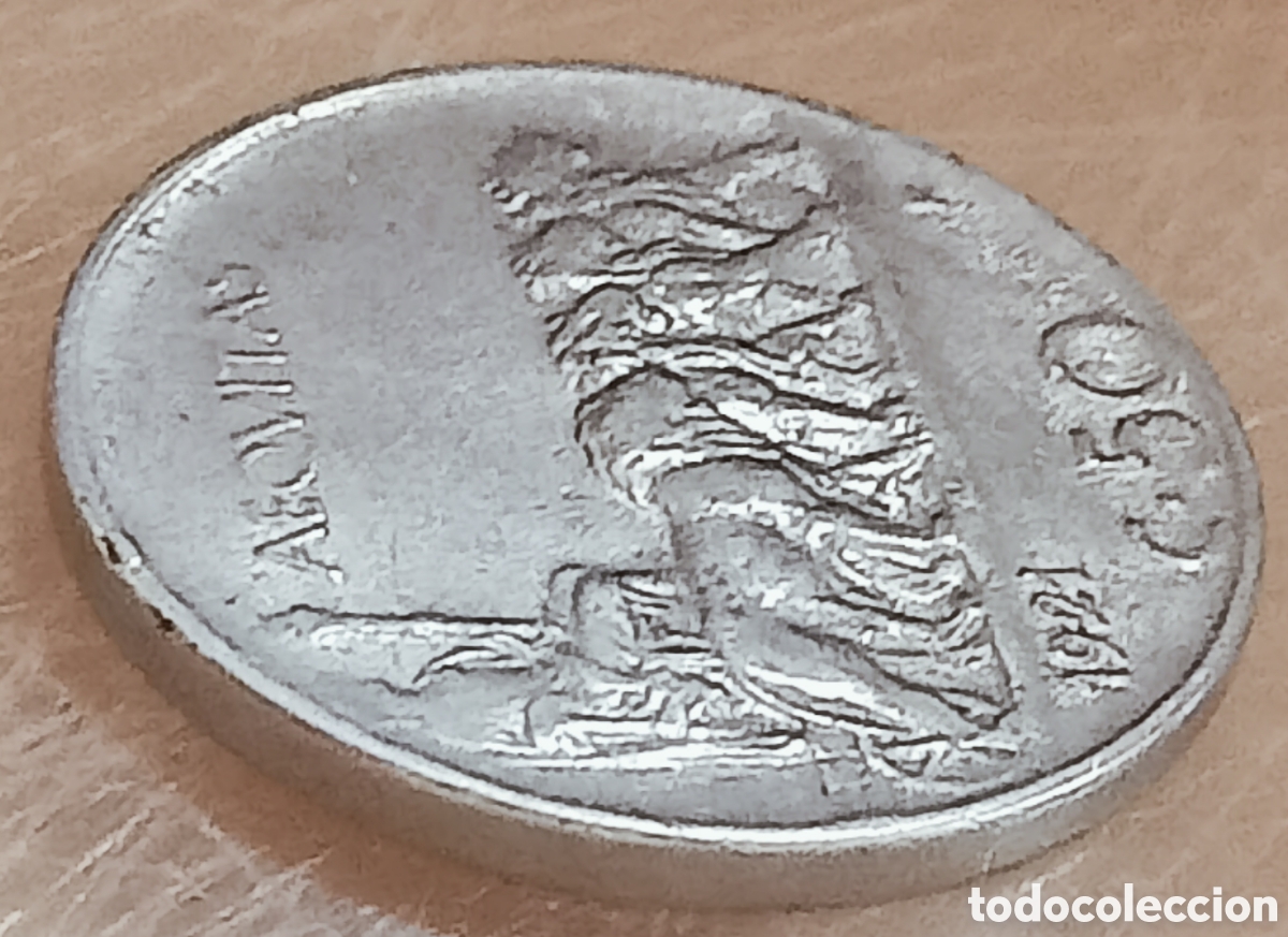 Monedas con errores: Moneda Italia (1921) Error Mec&aacute;nico - Foto 26