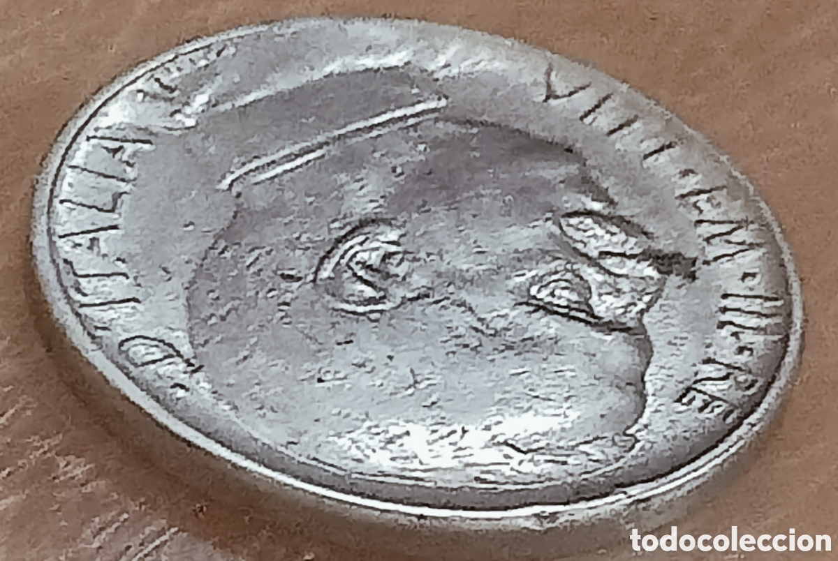 Monedas con errores: Moneda Italia (1921) Error Mec&aacute;nico - Foto 29