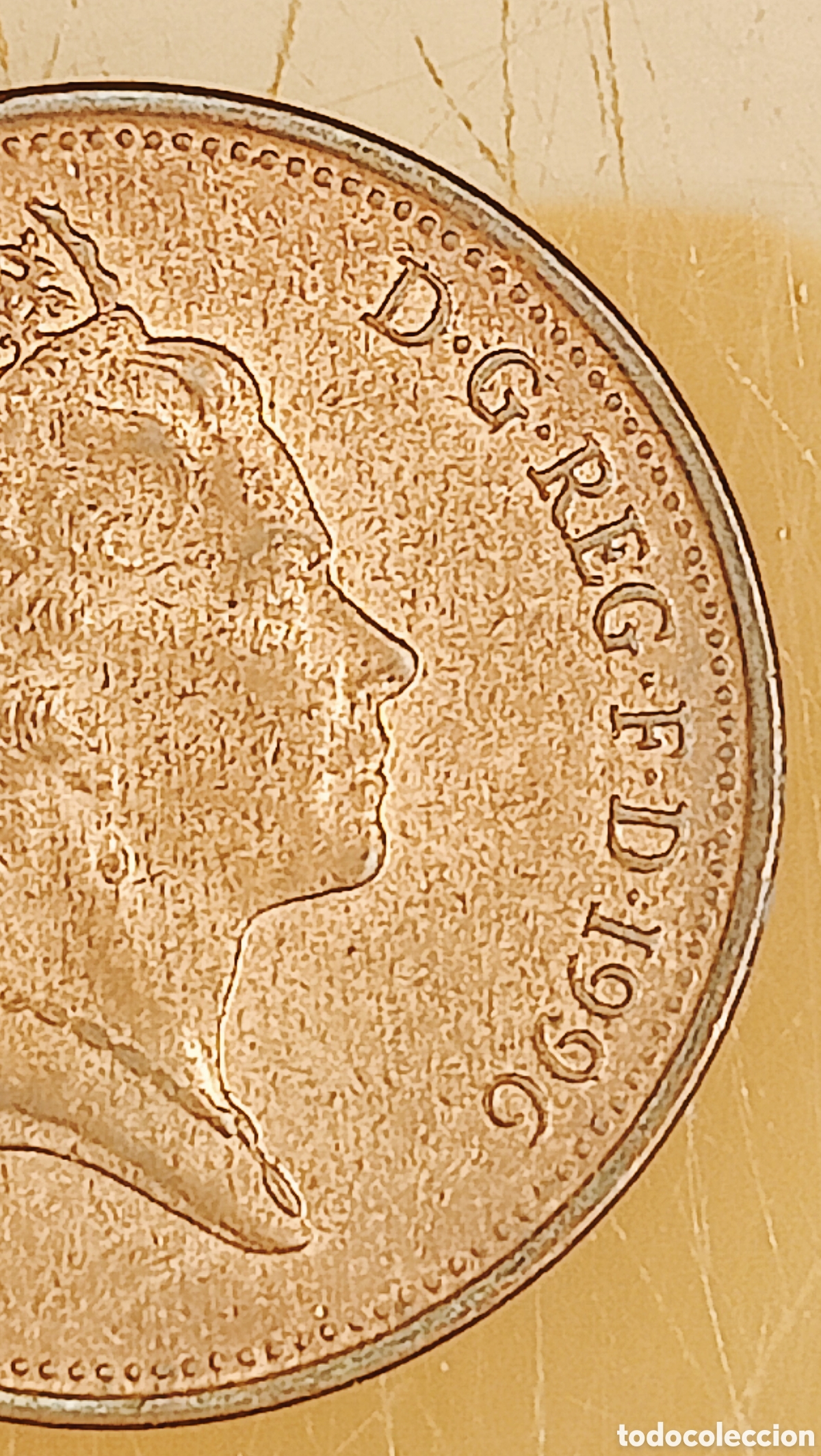 Monedas con errores: Moneda Reino Unido (1996) error - Foto 7