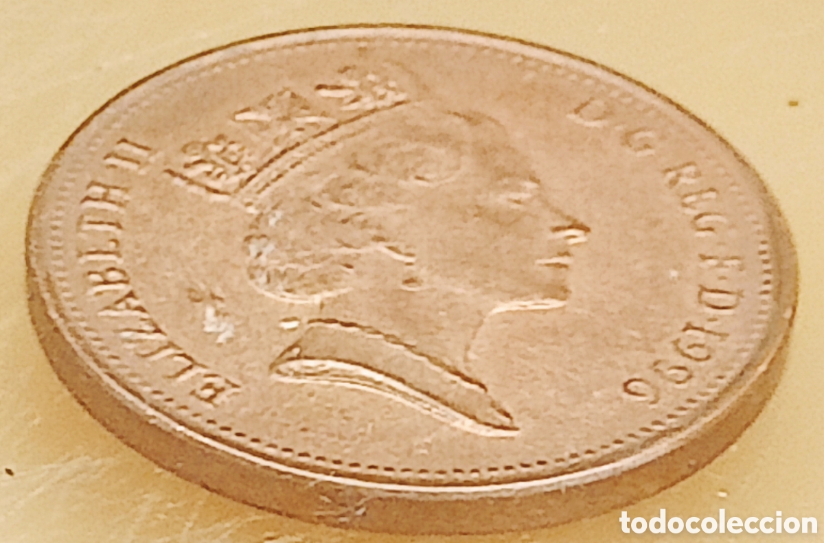 Monedas con errores: Moneda Reino Unido (1996) error - Foto 30