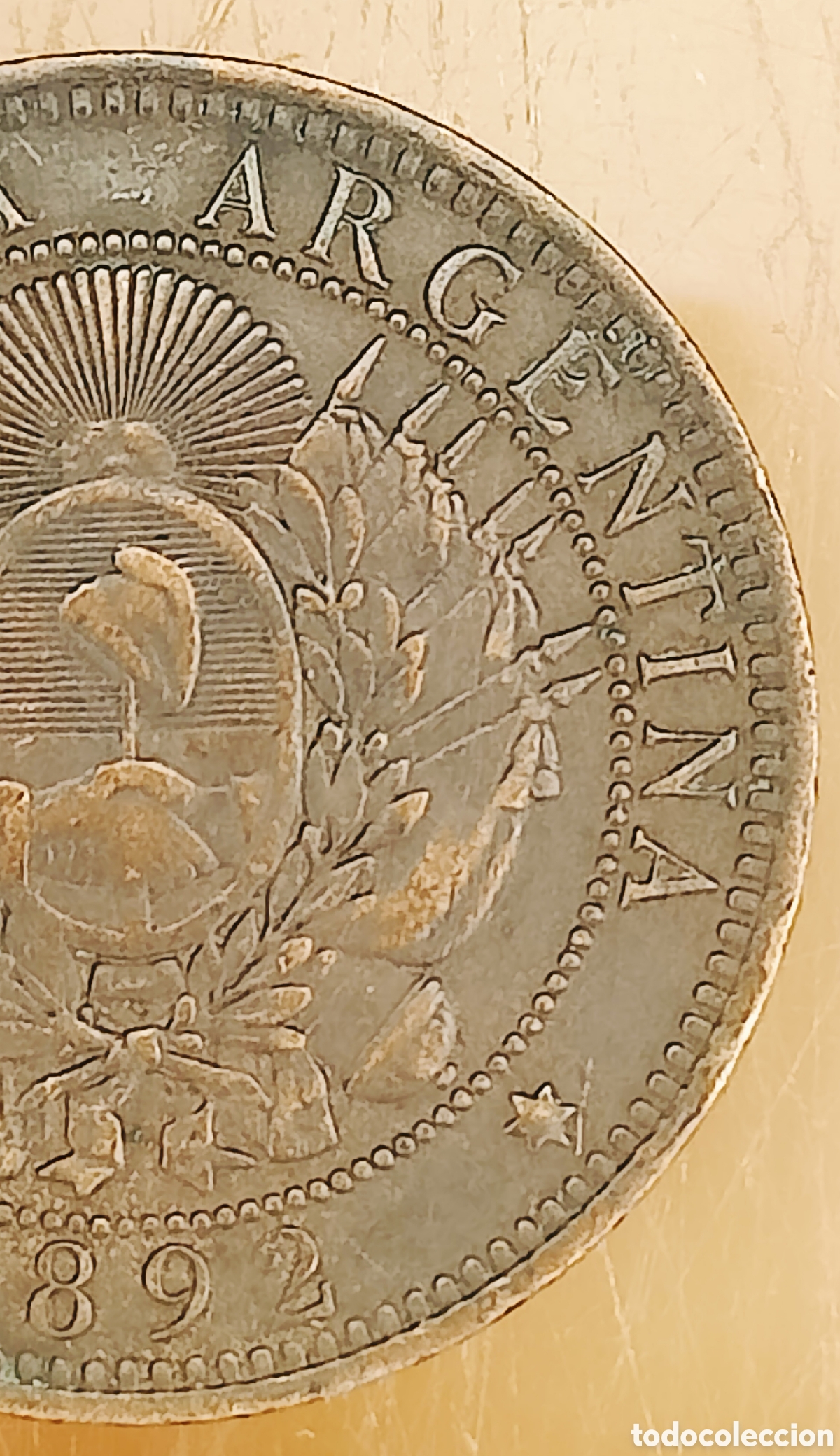 Monedas con errores: Moneda Argentina (1892) Errores - Foto 14