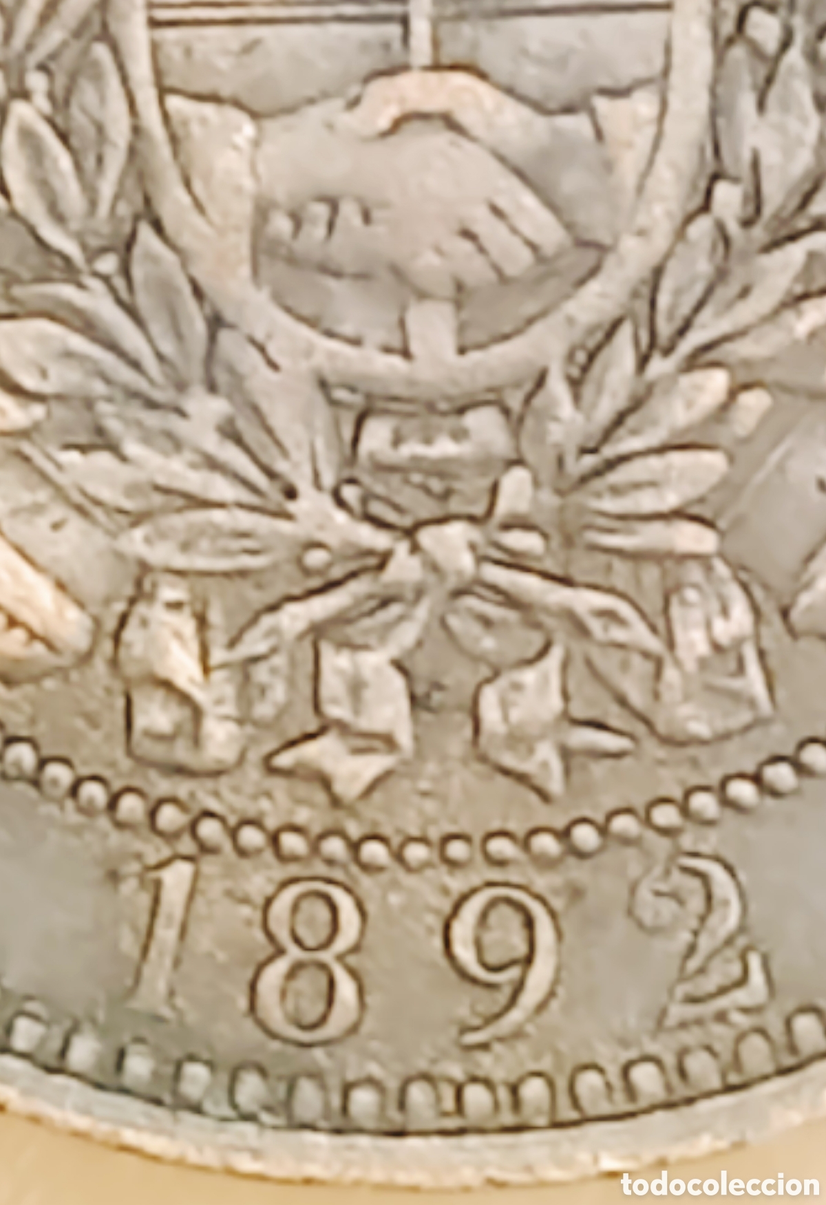 Monedas con errores: Moneda Argentina (1892) Errores - Foto 15