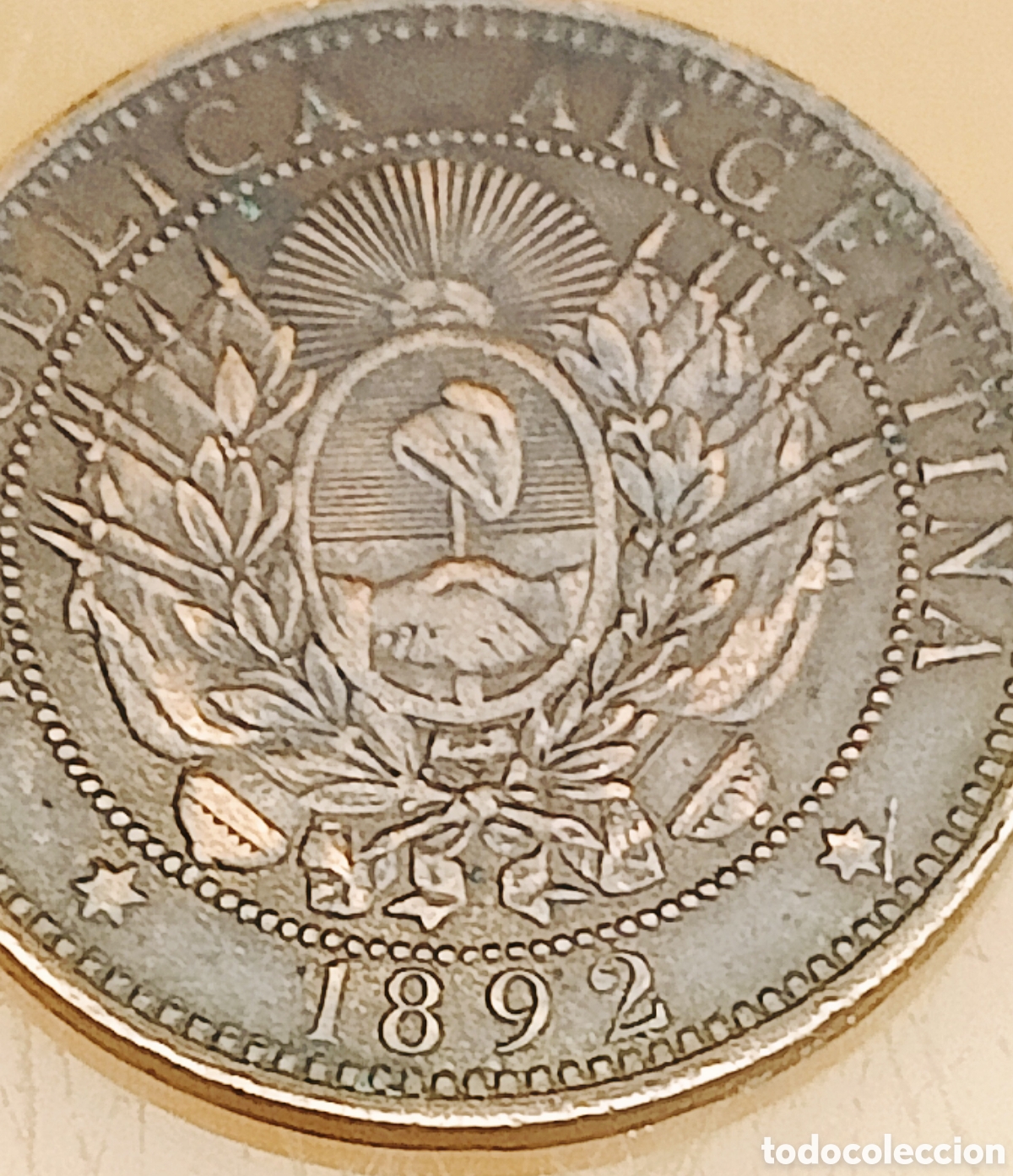 Monedas con errores: Moneda Argentina (1892) Errores - Foto 16