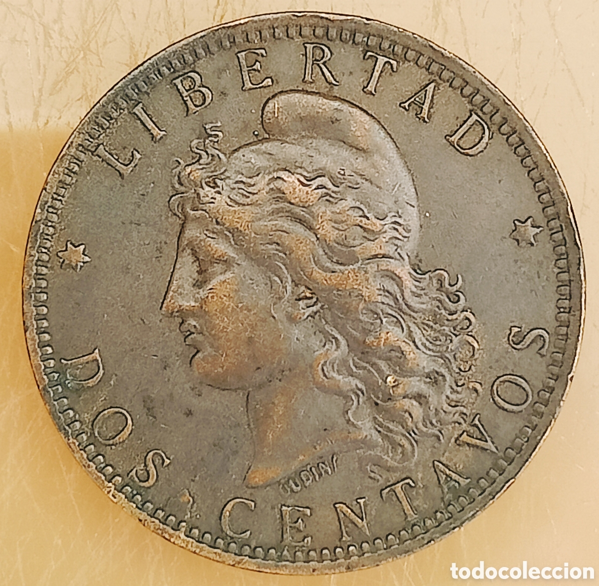 Monedas con errores: Moneda Argentina (1892) Errores - Foto 1