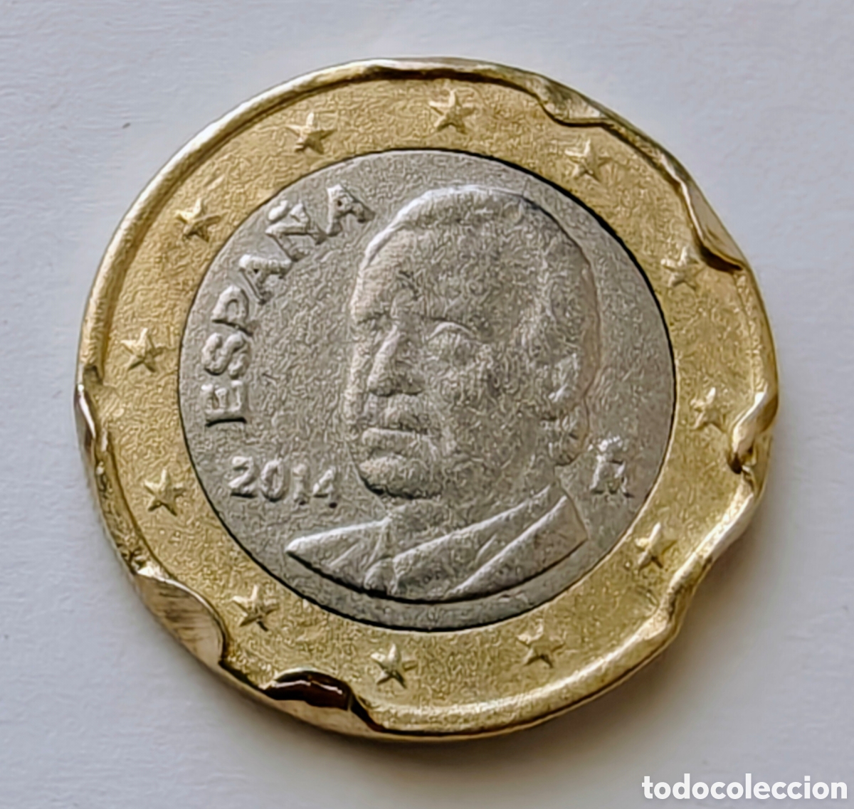 Monedas con errores: Moneda Euro Error Acu&ntilde;aci&oacute;n - Foto 3