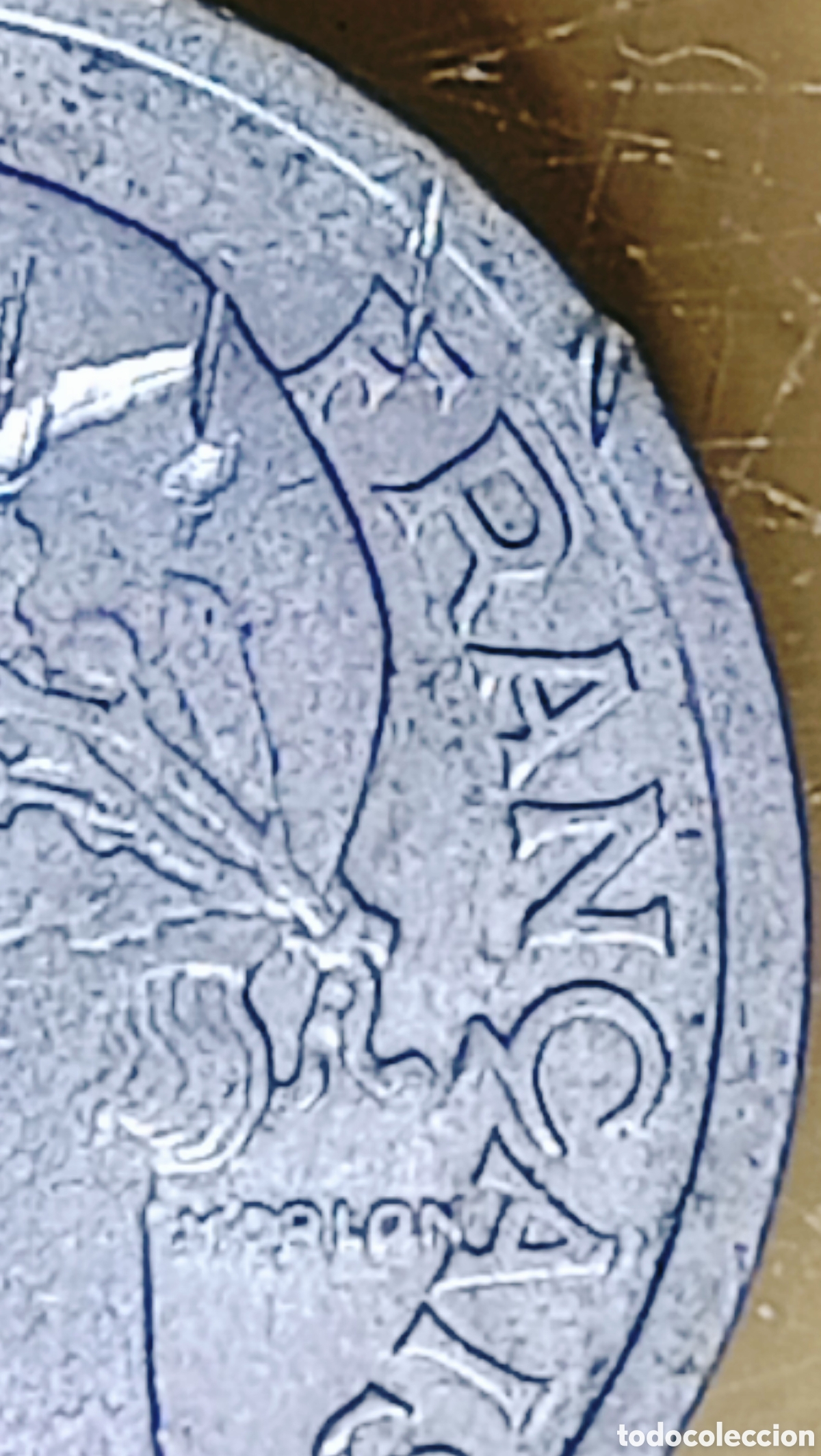Monedas con errores: Moneda Francia (1957*B) error m&uacute;ltiple - Foto 5