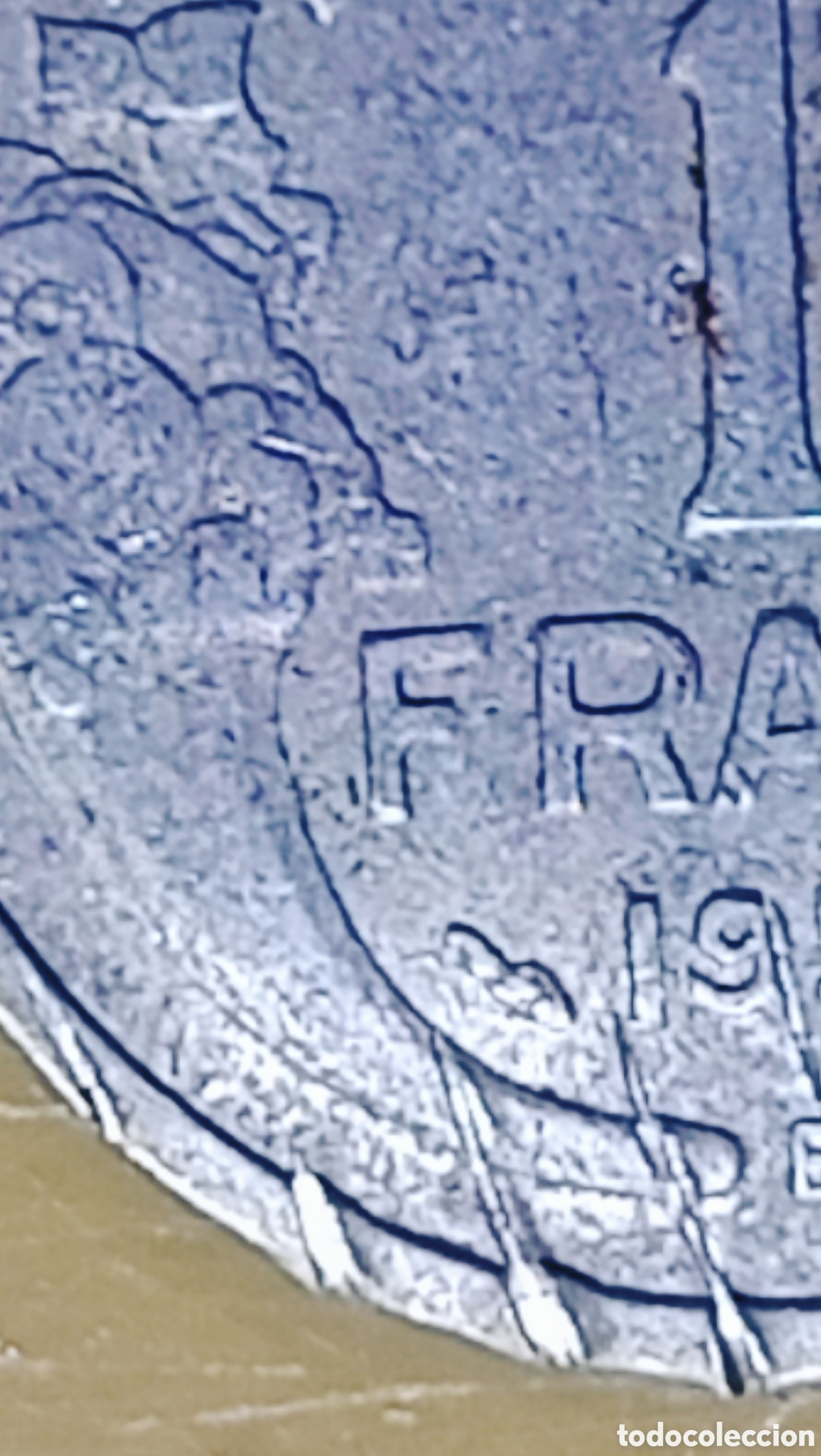 Monedas con errores: Moneda Francia (1957*B) error m&uacute;ltiple - Foto 16