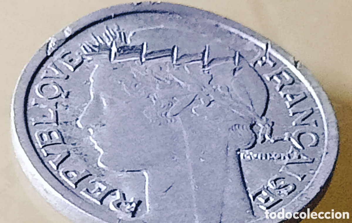Monedas con errores: Moneda Francia (1957*B) error m&uacute;ltiple - Foto 20