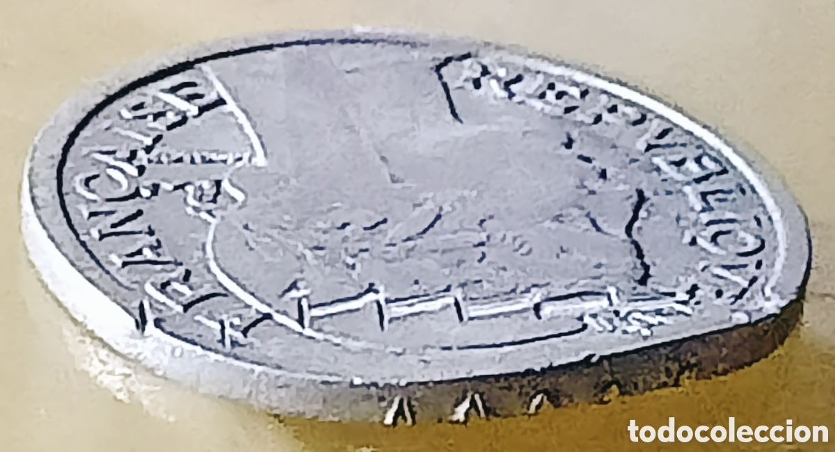 Monedas con errores: Moneda Francia (1957*B) error m&uacute;ltiple - Foto 23