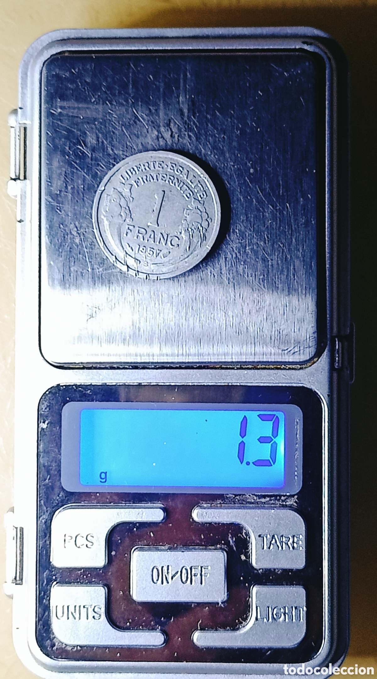 Monedas con errores: Moneda Francia (1957*B) error m&uacute;ltiple - Foto 30