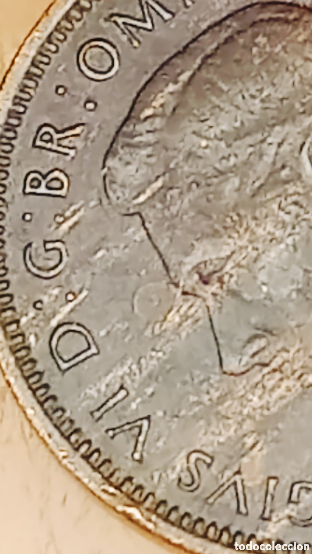 Monedas con errores: Moneda Reino Unido (1945) error - Foto 8