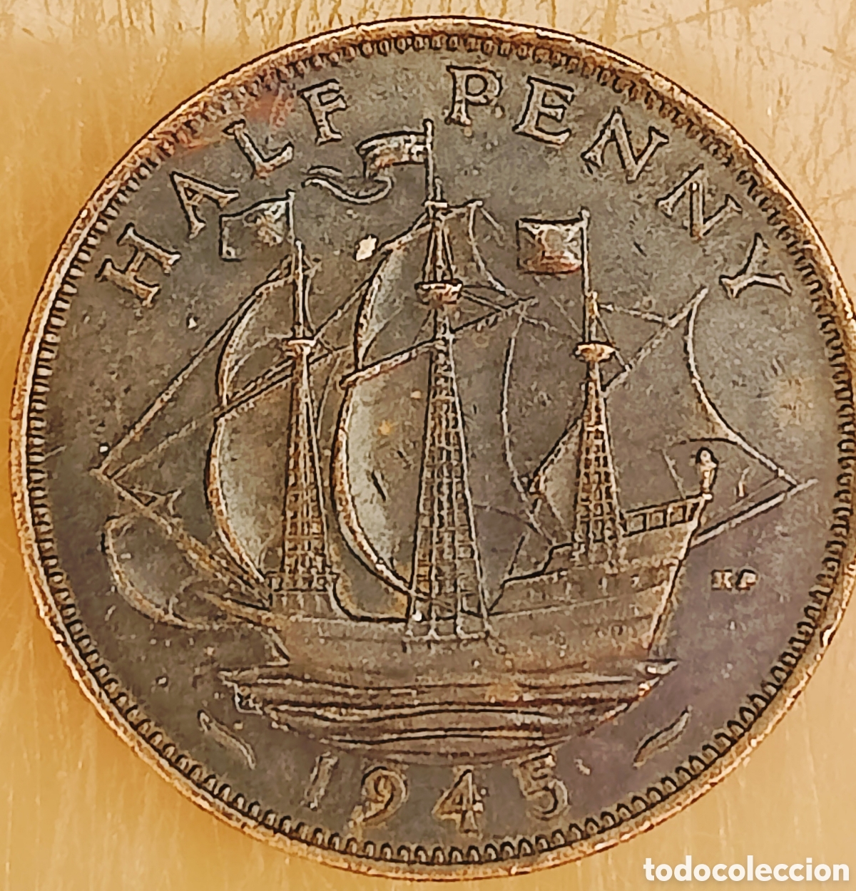 Monedas con errores: Moneda Reino Unido (1945) error - Foto 9