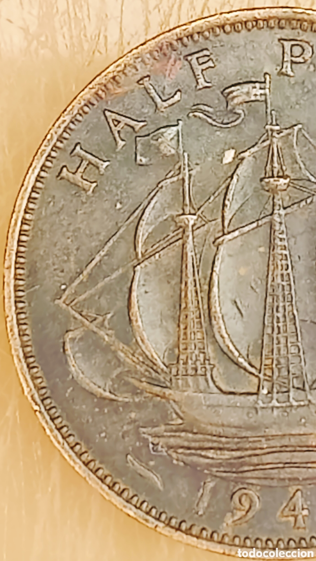 Monedas con errores: Moneda Reino Unido (1945) error - Foto 11