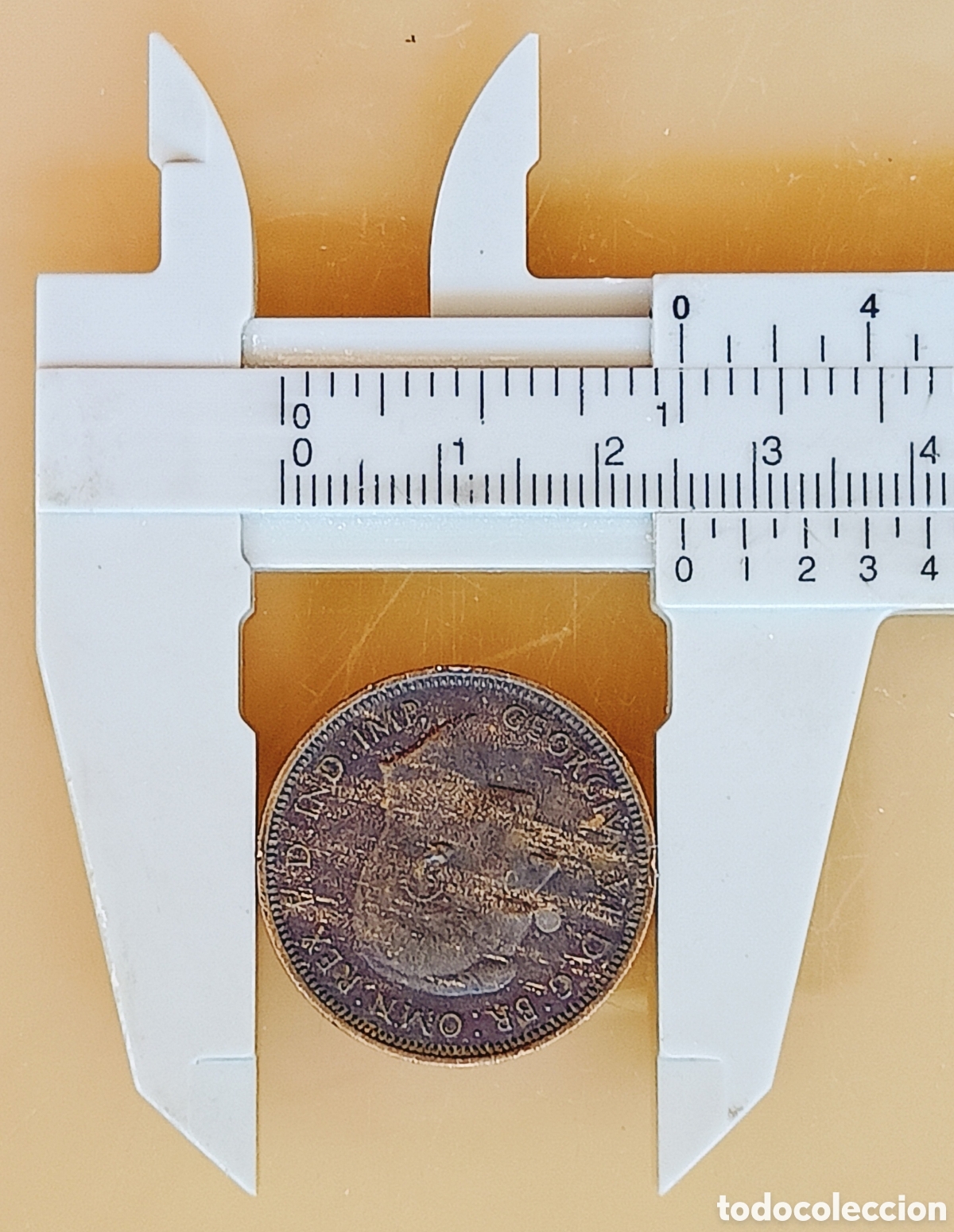 Monedas con errores: Moneda Reino Unido (1945) error - Foto 21