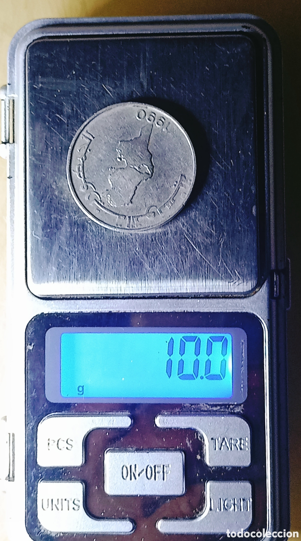 Monedas con errores: Moneda de T&uacute;nez (1990) rar&iacute;simo - Foto 24