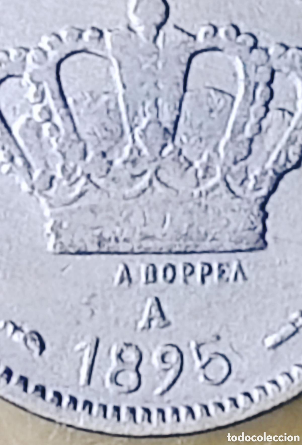 Monedas con errores: Moneda Grecia -1895/error -SC - Foto 6