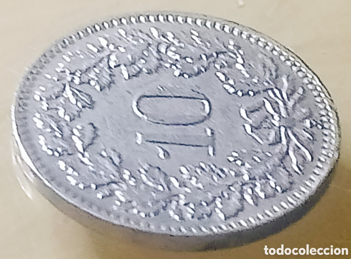 Monedas con errores: Moneda Suiza (1939) error m&uacute;ltiple - Foto 10