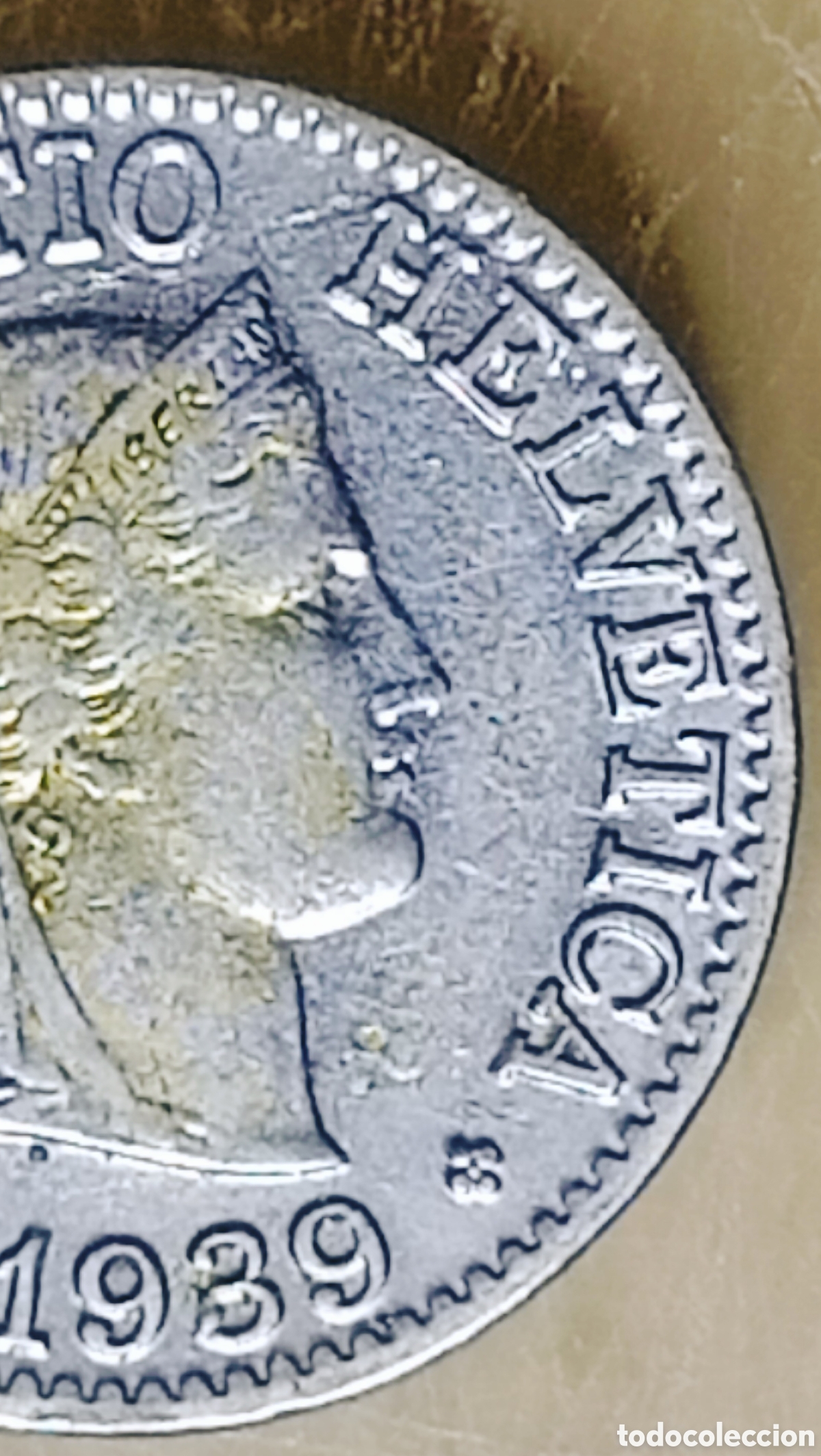 Monedas con errores: Moneda Suiza (1939) error m&uacute;ltiple - Foto 16