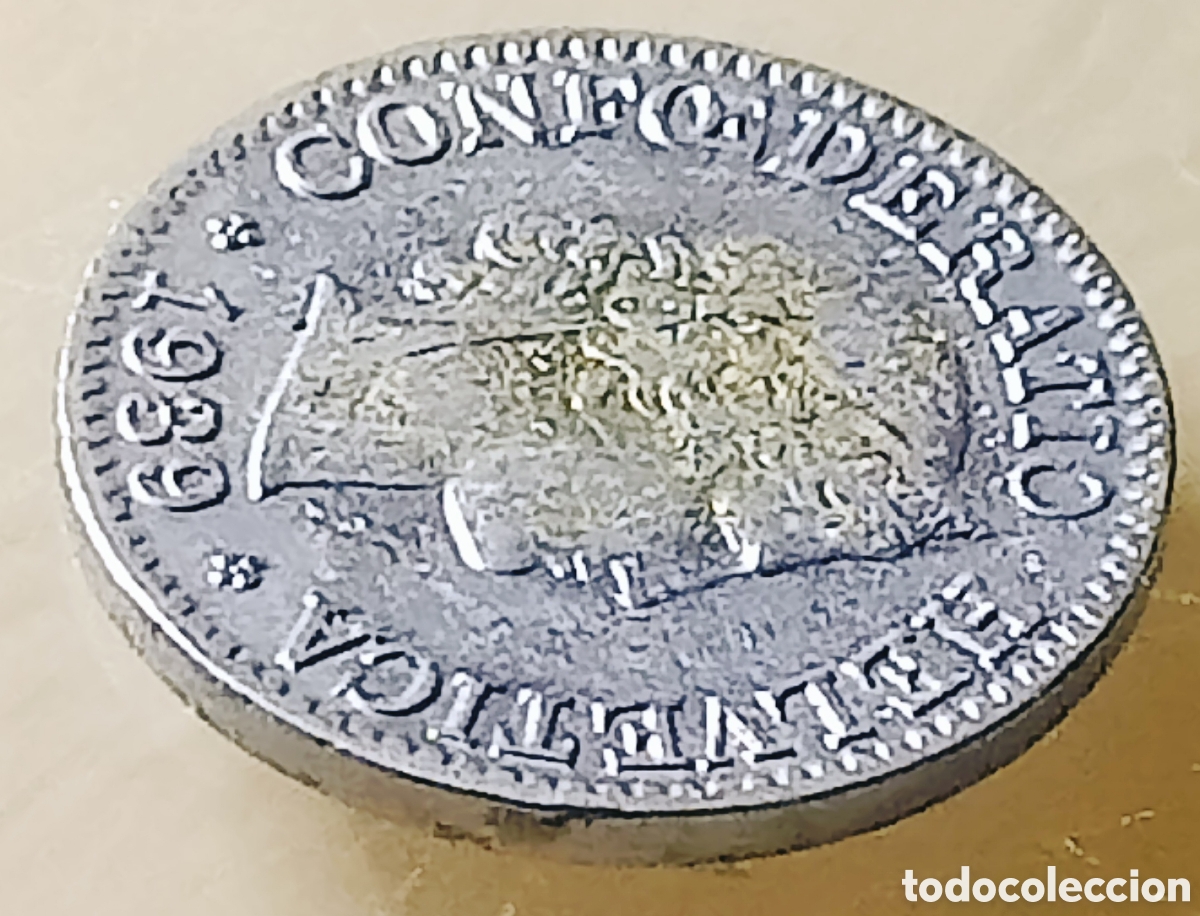 Monedas con errores: Moneda Suiza (1939) error m&uacute;ltiple - Foto 23