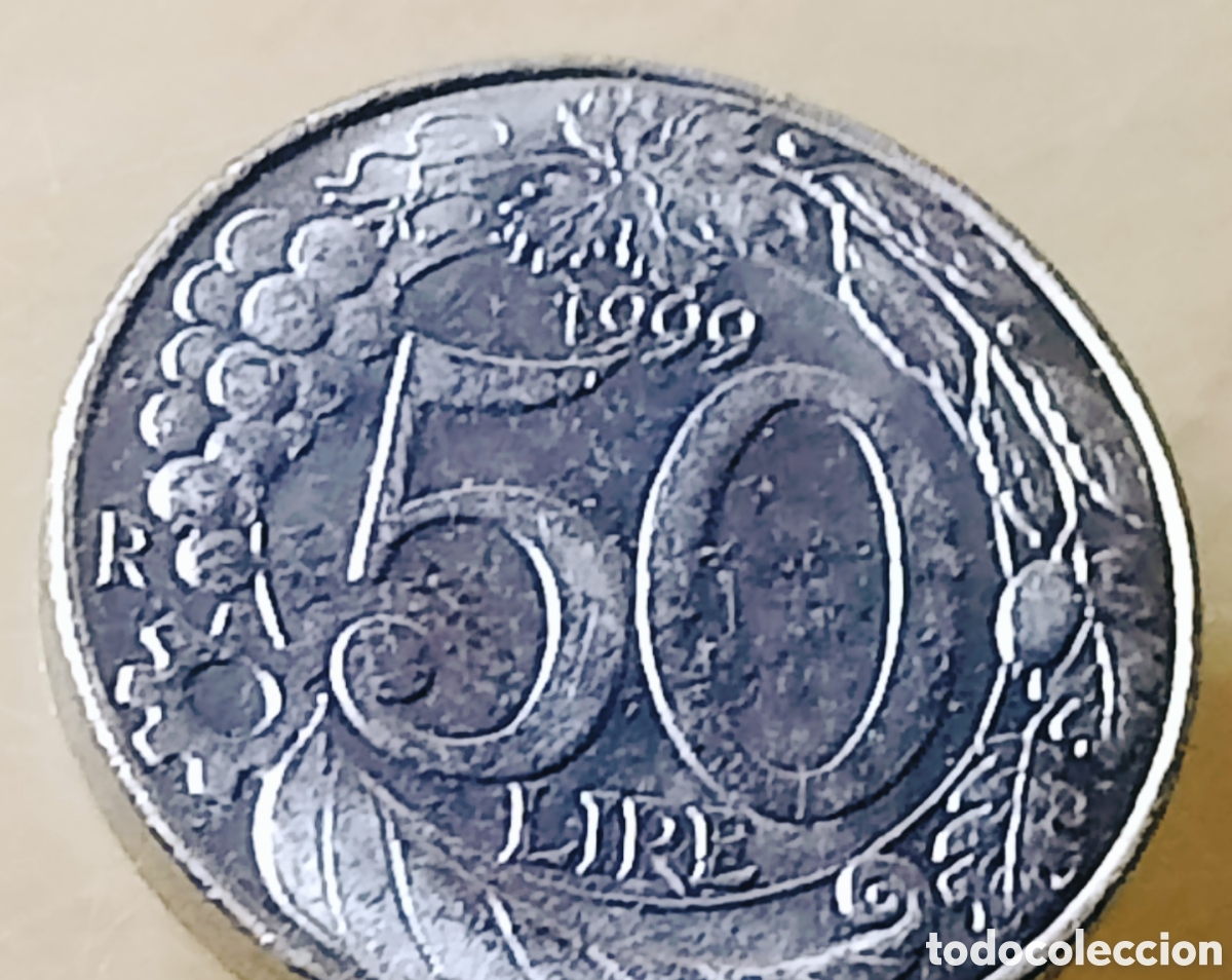 Monedas con errores: Moneda Italia (1999) var&iacute;ante - Foto 2