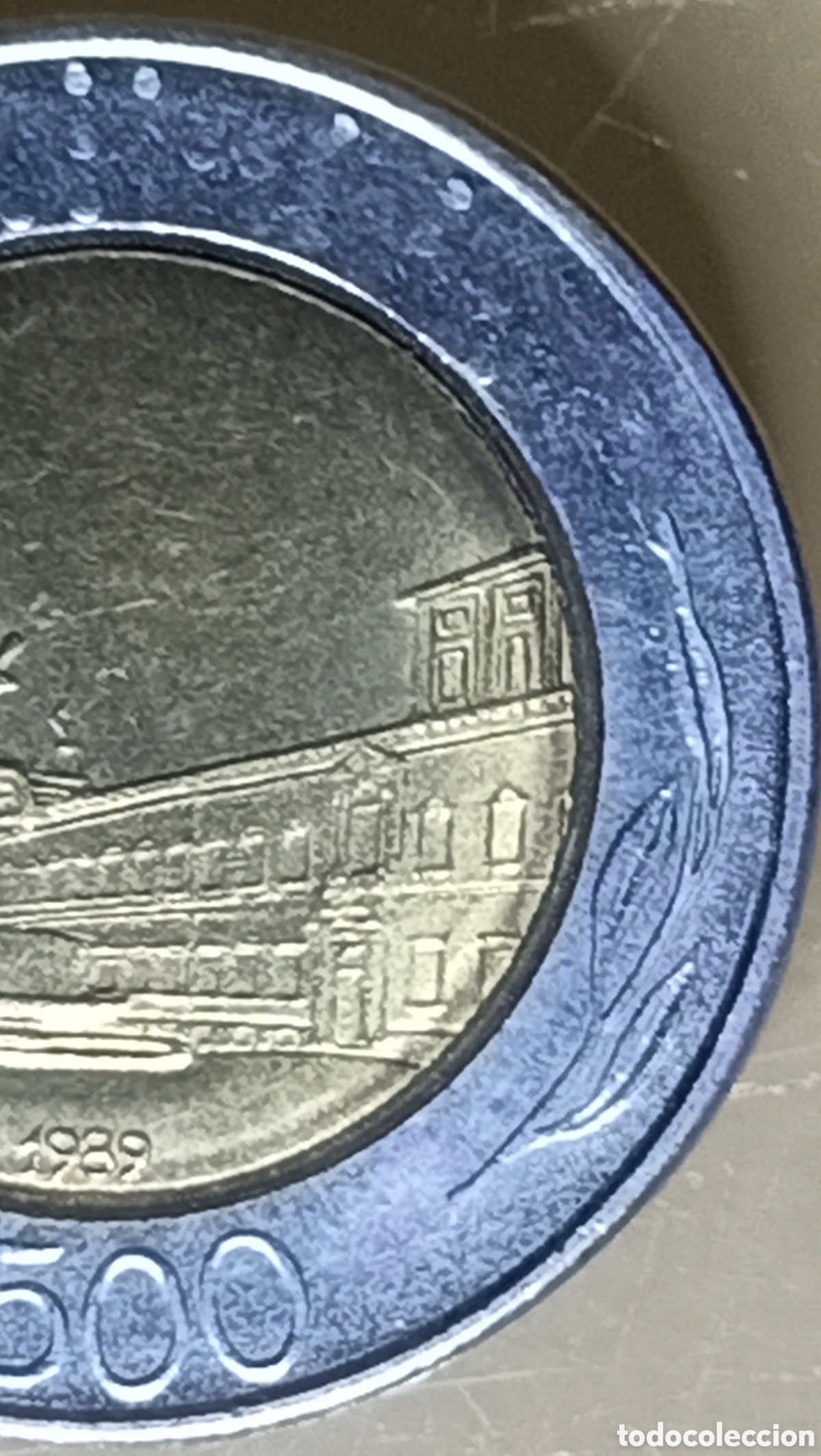 Monedas con errores: Moneda Italia (1989) error m&uacute;ltiple - Foto 5