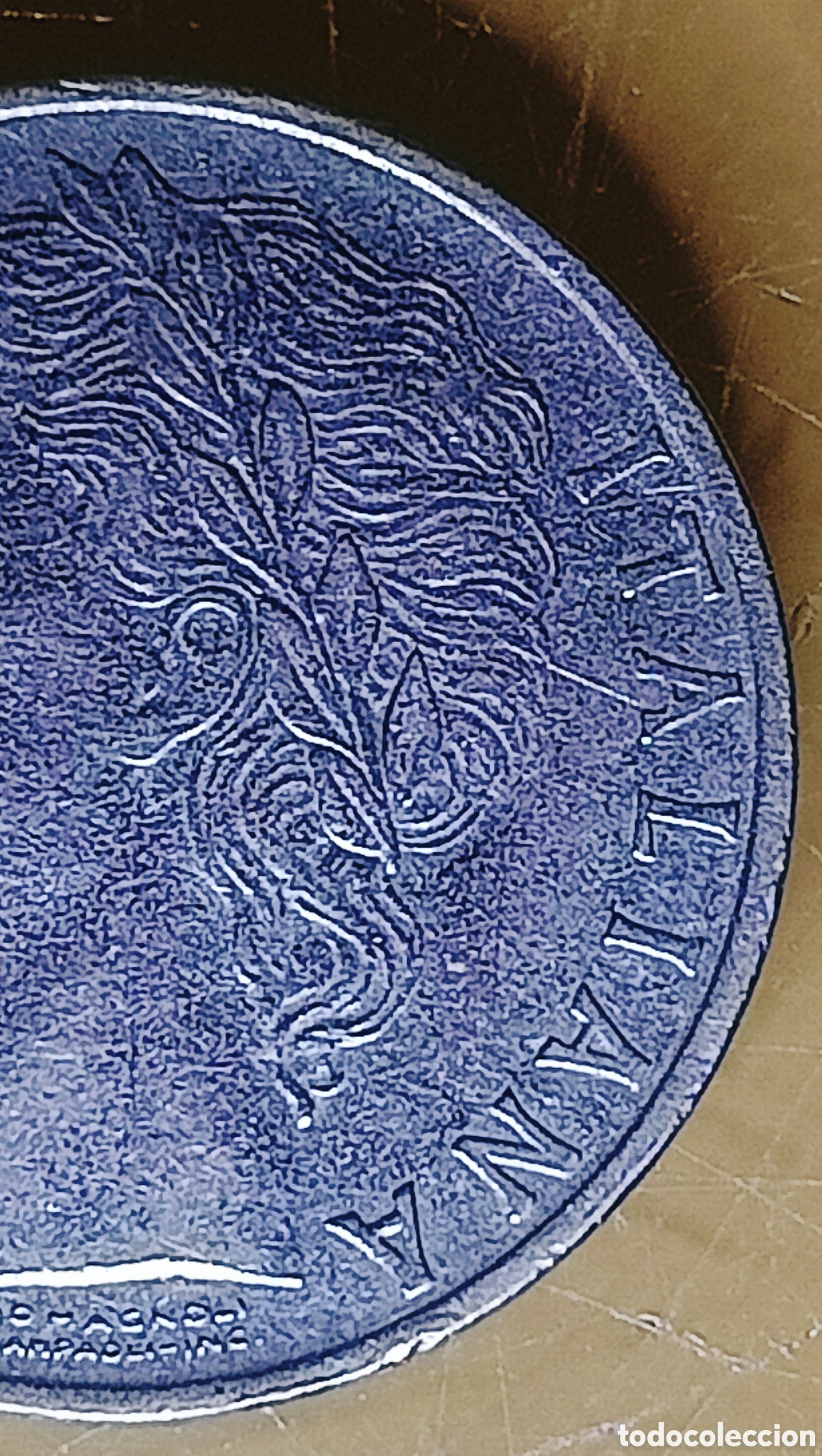 Monedas con errores: Moneda Italia (1965) raro error - Foto 5