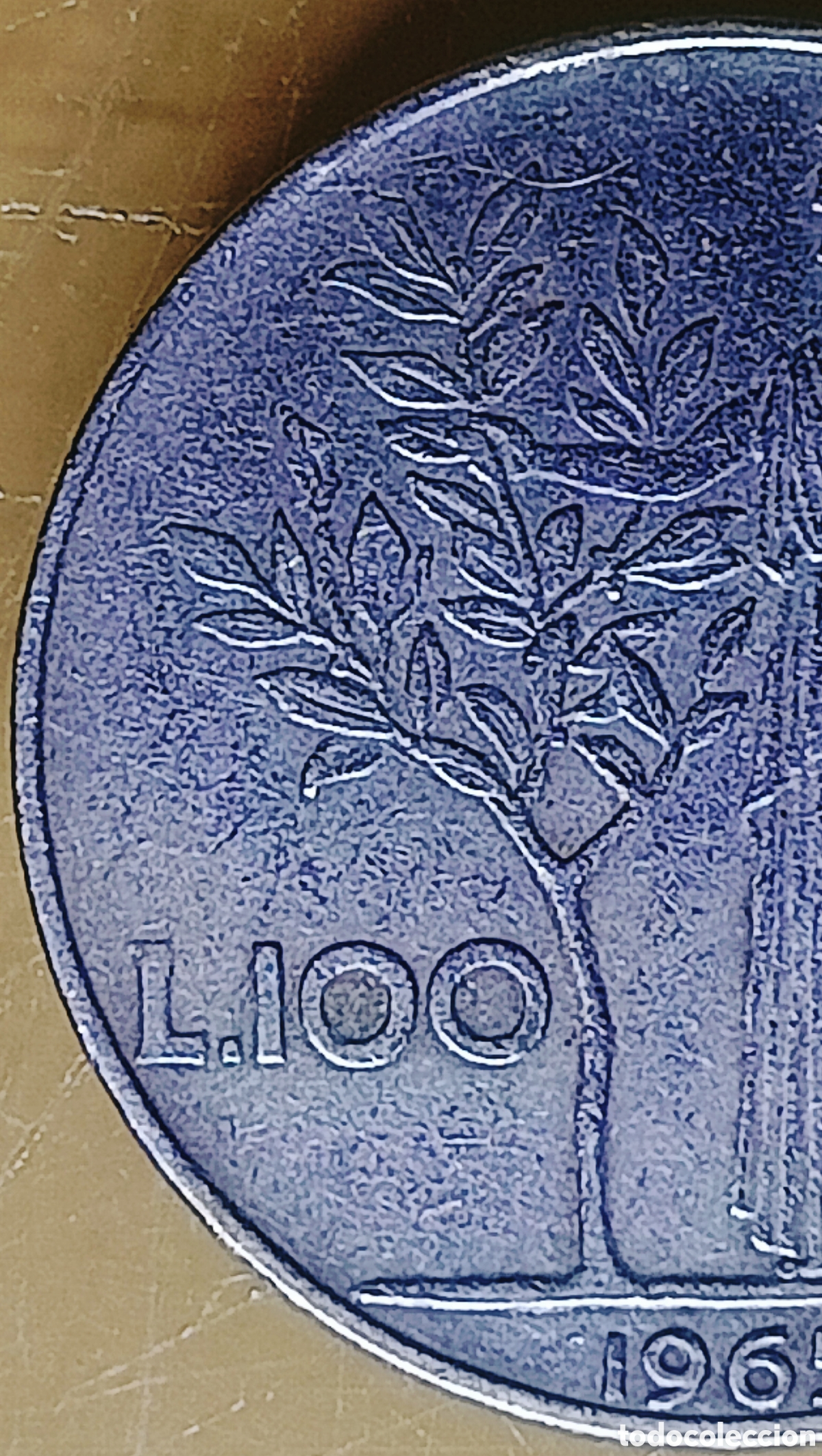 Monedas con errores: Moneda Italia (1965) raro error - Foto 8