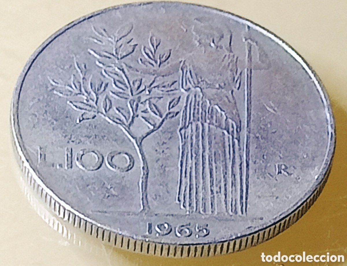Monedas con errores: Moneda Italia (1965) raro error - Foto 19