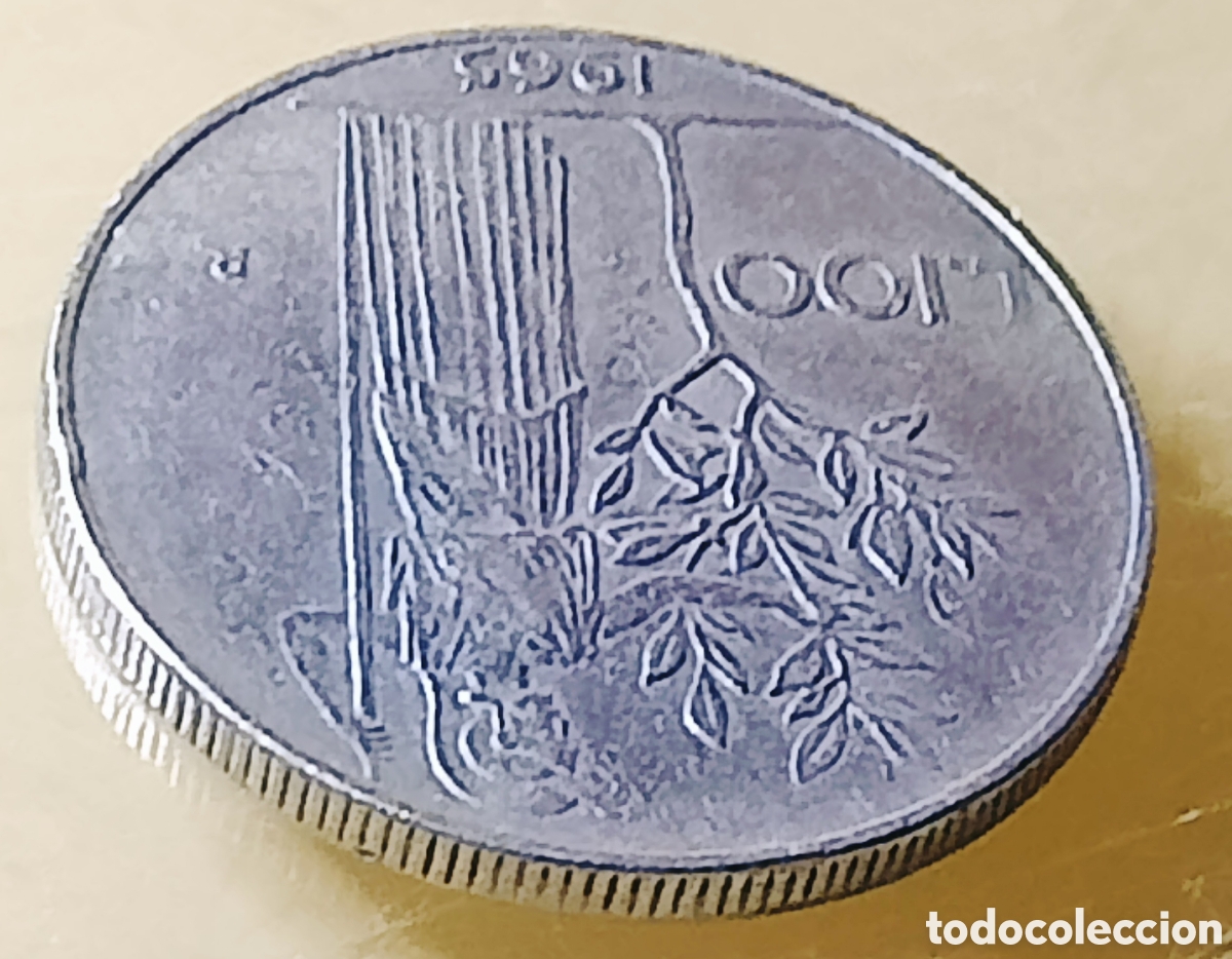 Monedas con errores: Moneda Italia (1965) raro error - Foto 21