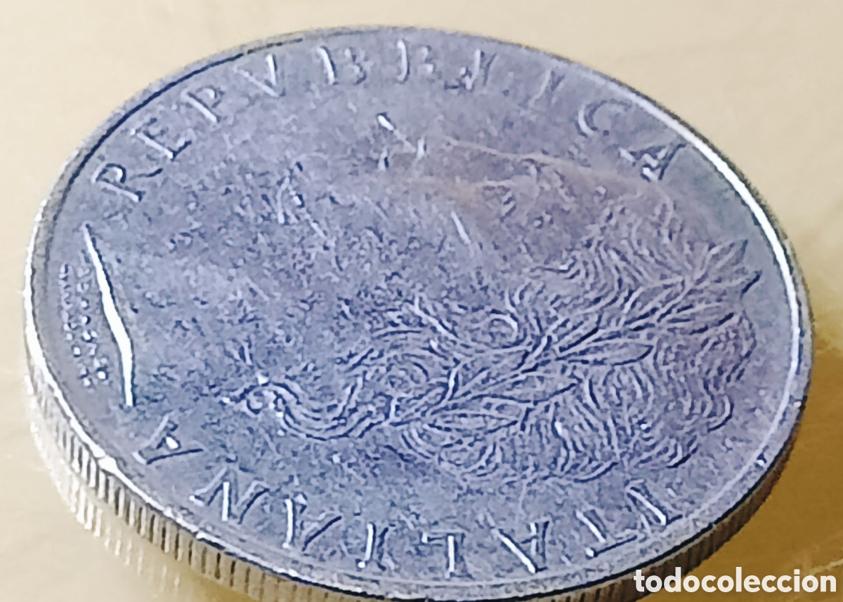 Monedas con errores: Moneda Italia (1965) raro error - Foto 25