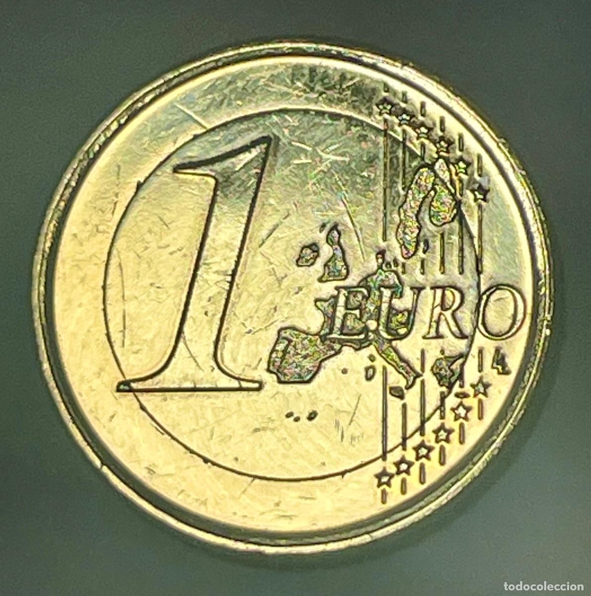 Monedas con errores: CHAPADO EN ORO. 1 Euro - Foto 2