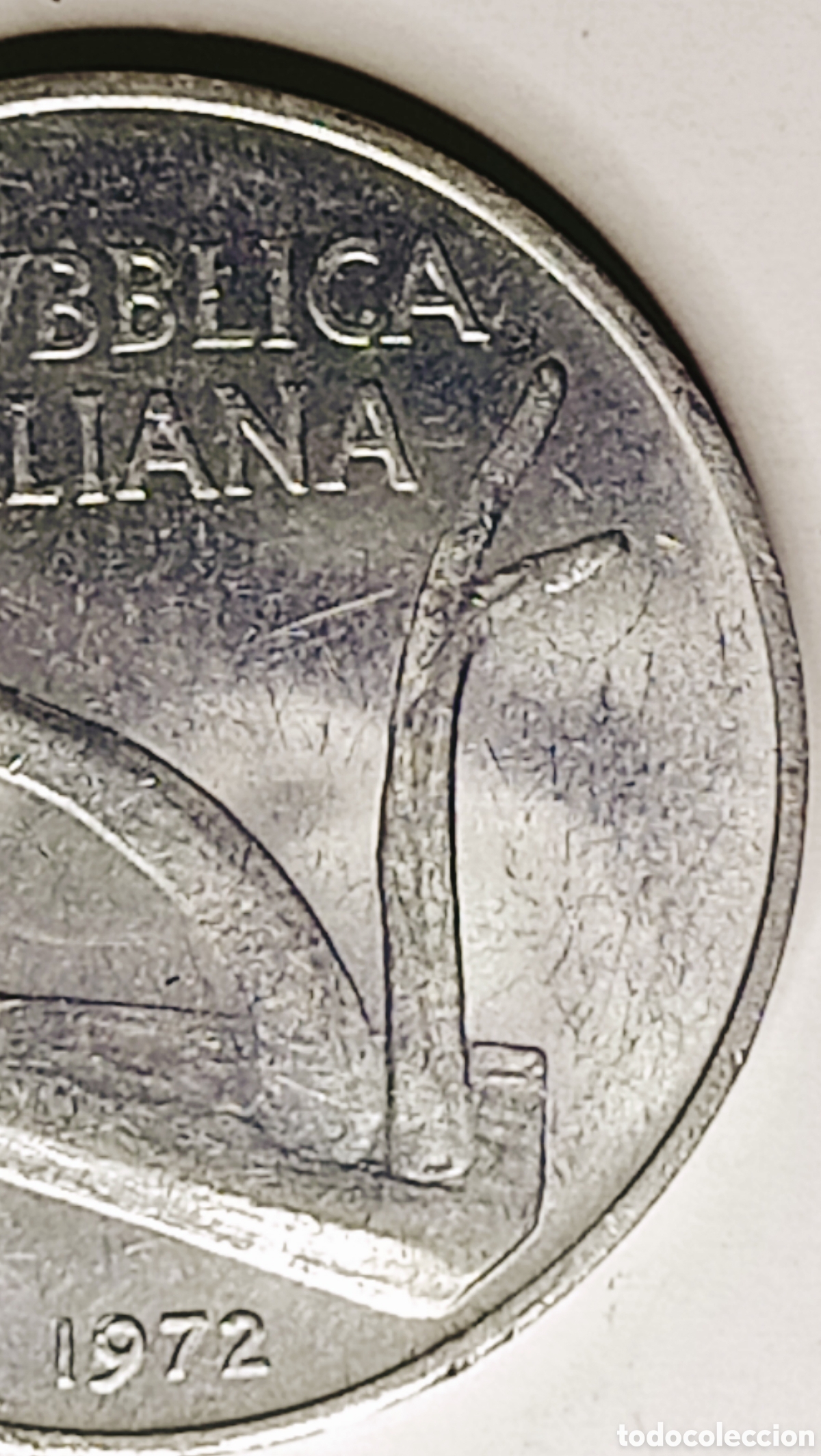 Monedas con errores: Moneda Italia (1972) var&iacute;ante - Foto 4