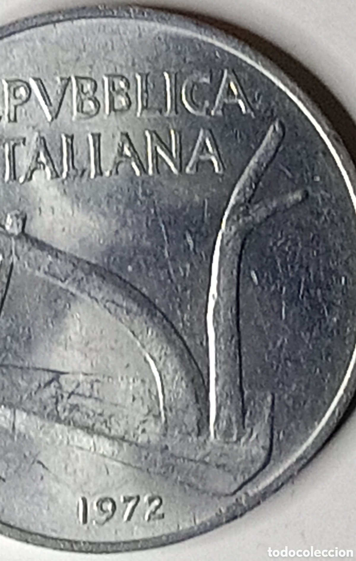 Monedas con errores: Moneda Italia (1972) var&iacute;ante - Foto 5