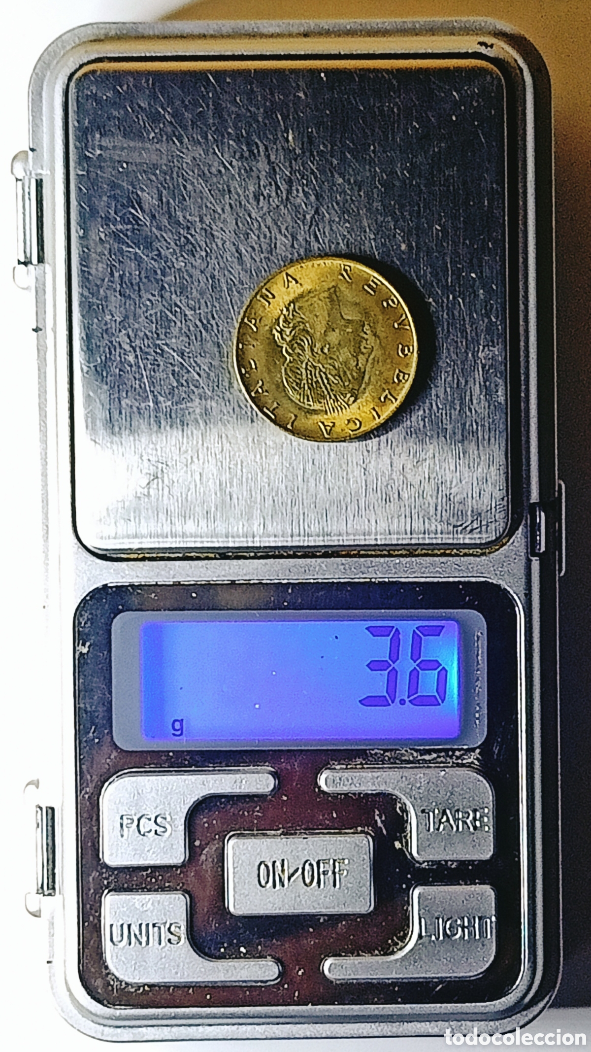 Monedas con errores: Moneda Italia (1981) var&iacute;ante cospel reducido - Foto 4
