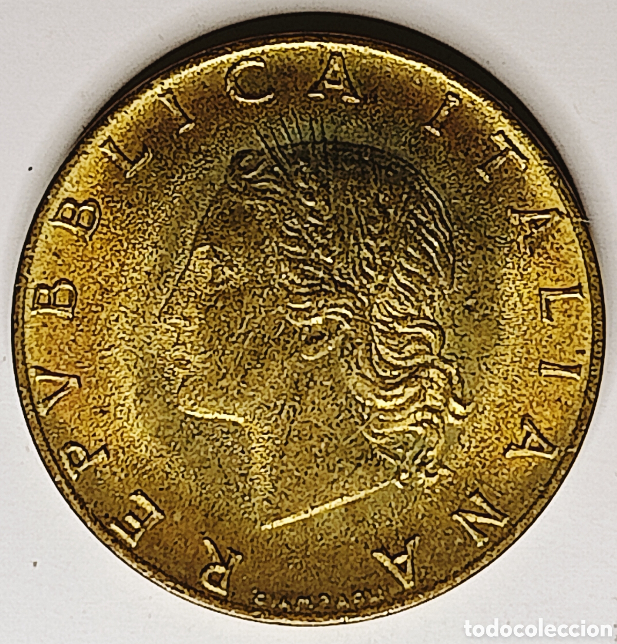 Monedas con errores: Moneda Italia (1981) var&iacute;ante cospel reducido