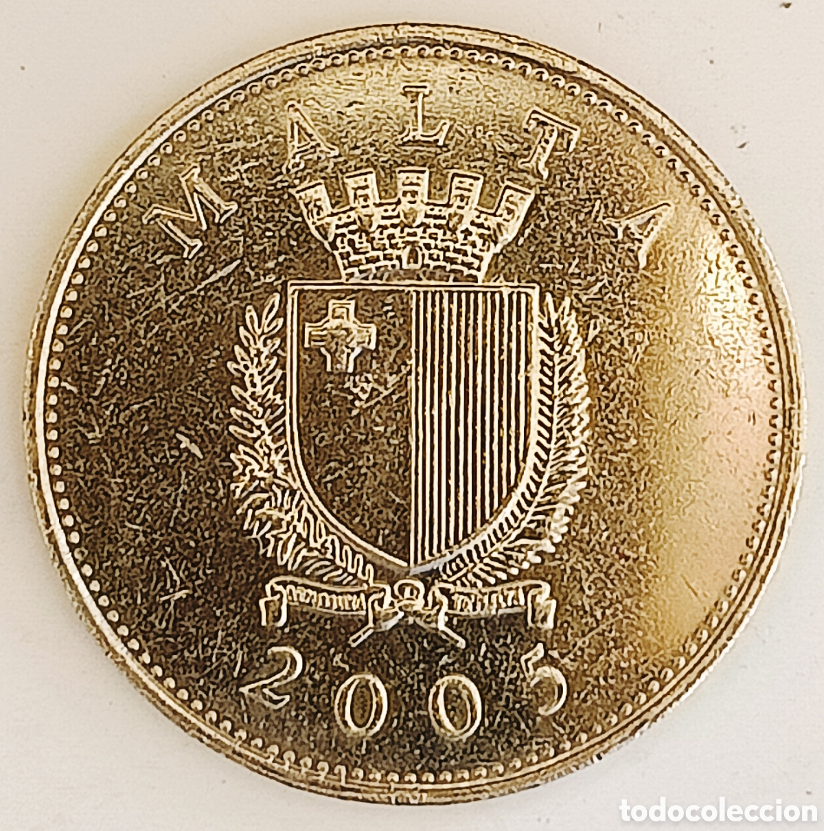 Monedas con errores: Moneda Malta (2005) ERROR - Foto 3