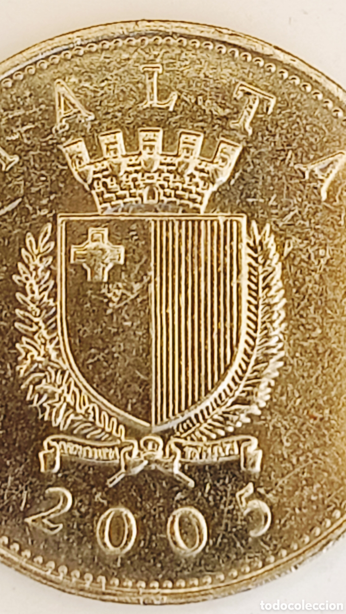 Monedas con errores: Moneda Malta (2005) ERROR - Foto 4