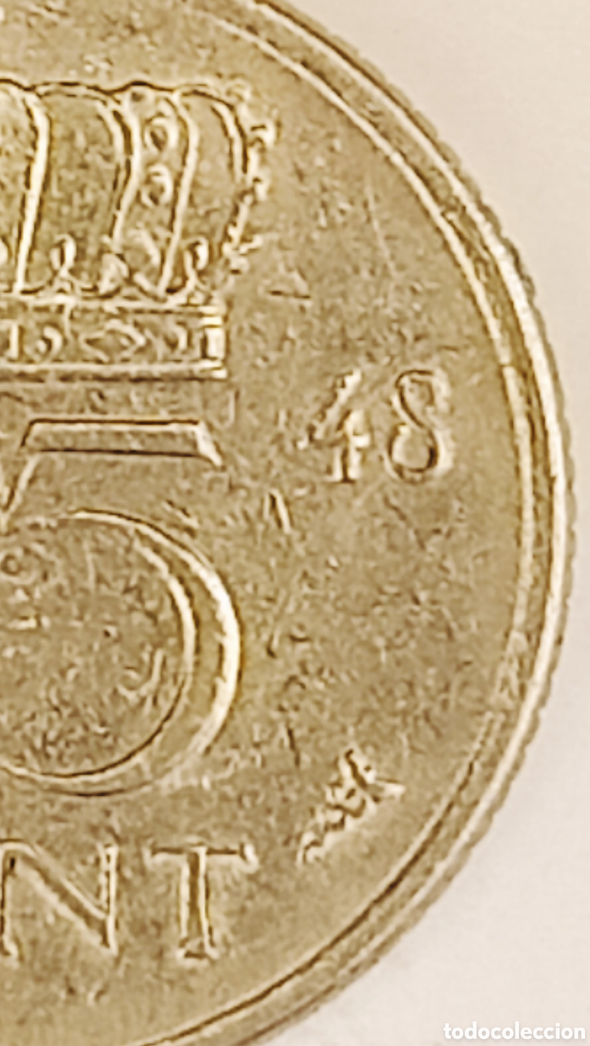 Monedas con errores: Moneda Pa&iacute;ses Bajos (1948) errores - Foto 12