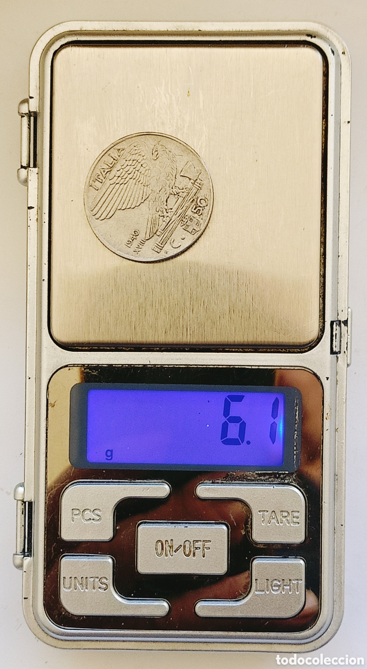 Monedas con errores: Moneda Italia (1940) ERROR M&Uacute;LTIPLE - Foto 3