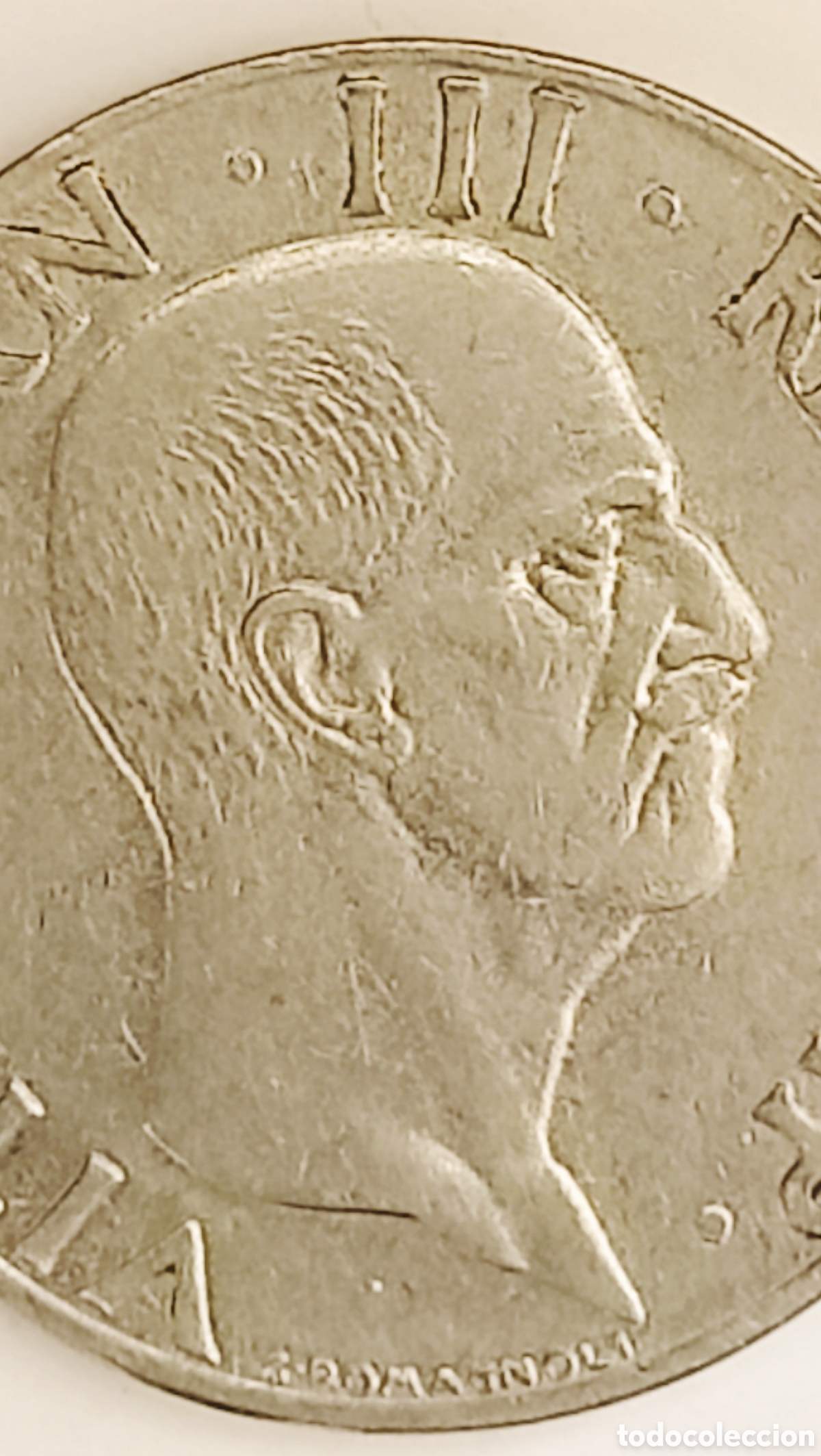 Monedas con errores: Moneda Italia (1940) ERROR M&Uacute;LTIPLE - Foto 11