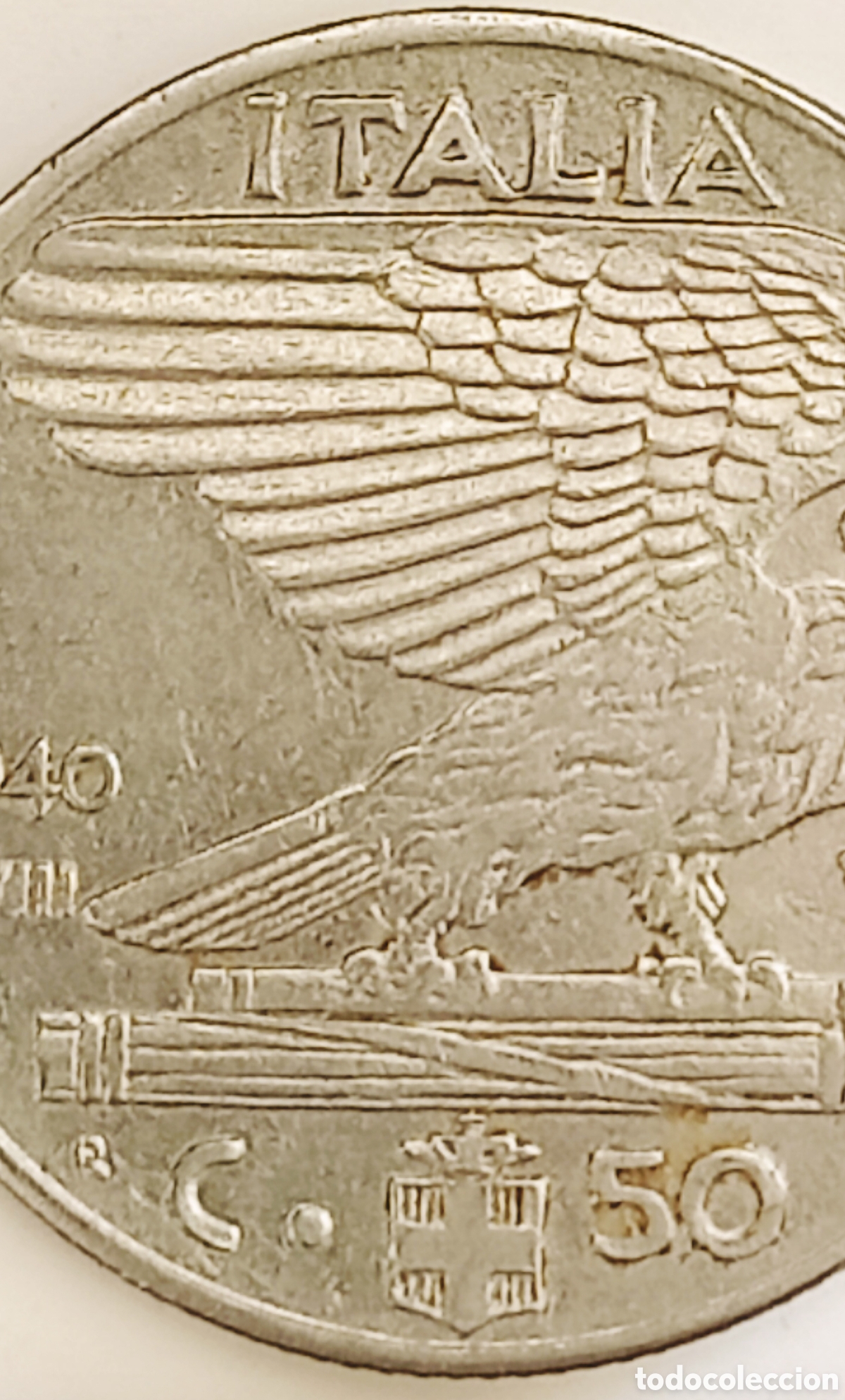 Monedas con errores: Moneda Italia (1940) ERROR M&Uacute;LTIPLE - Foto 16