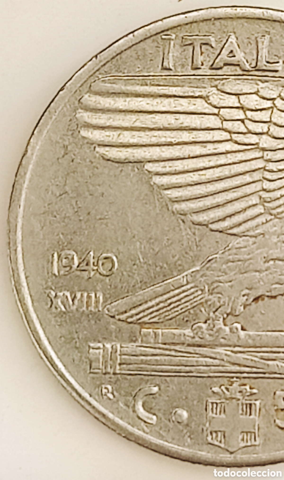 Monedas con errores: Moneda Italia (1940) ERROR M&Uacute;LTIPLE - Foto 17