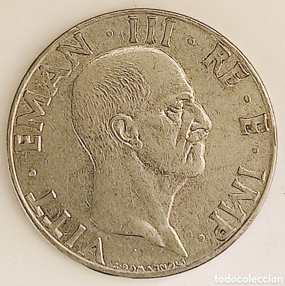Monedas con errores: Moneda Italia (1940) ERROR M&Uacute;LTIPLE