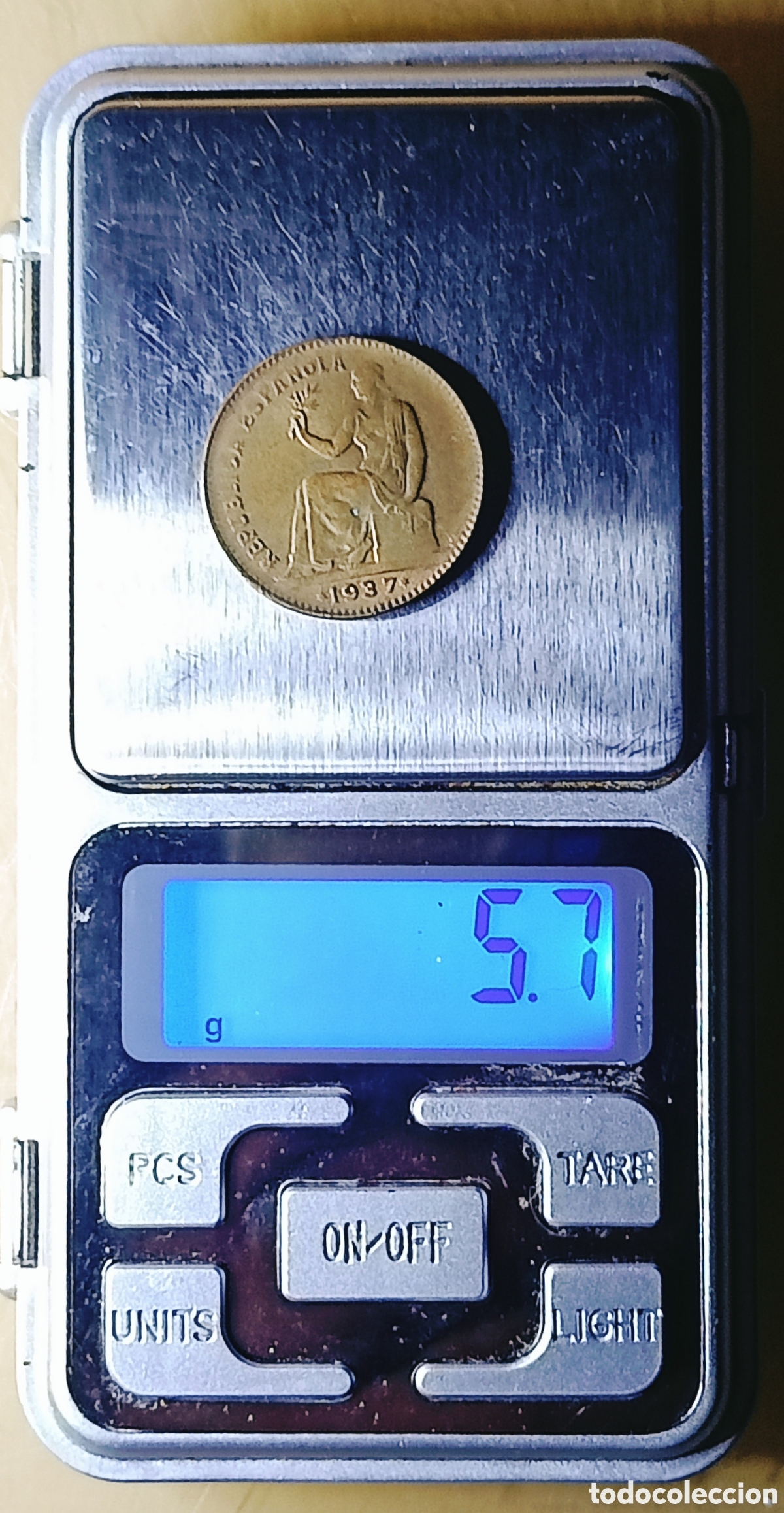 Monedas con errores: Moneda Espa&ntilde;a (1937) error y var&iacute;ante - Foto 27