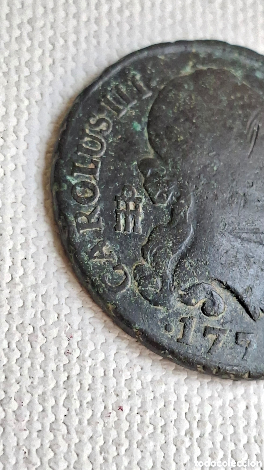 Monedas con errores: Moneda 1779 siglo XVIII - Foto 4